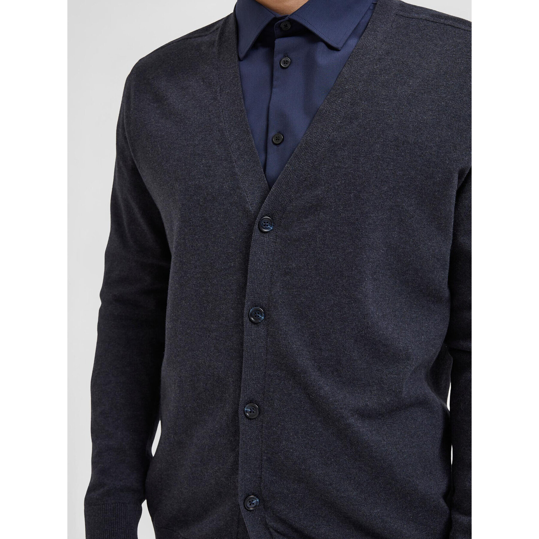 Selected Homme Cardigan Berg 16079571 Bleumarin Regular Fit - Pled.ro