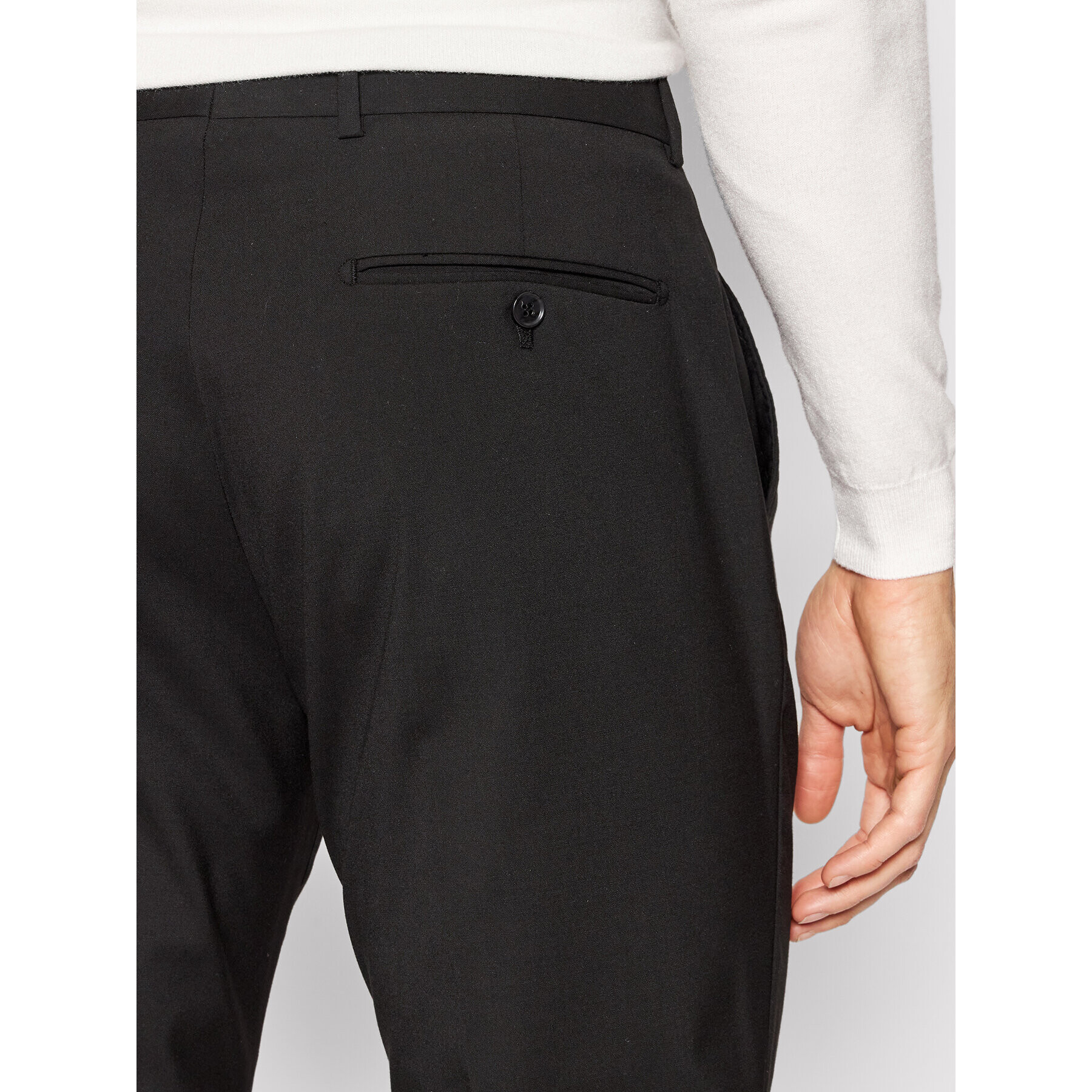 Selected Homme Pantaloni de costum Logan 16051390 Negru Slim Fit - Pled.ro