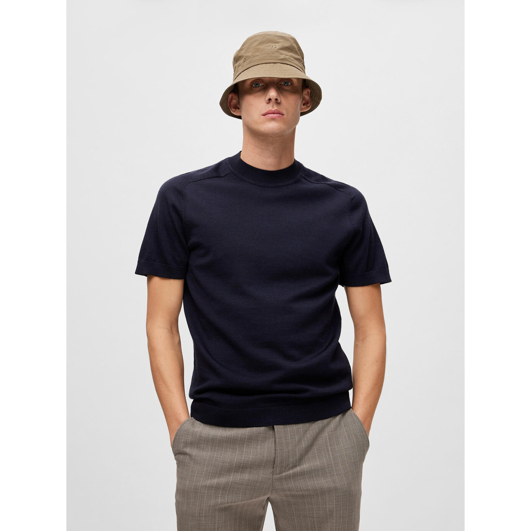 Selected Homme Pulover 16088646 Bleumarin - Pled.ro