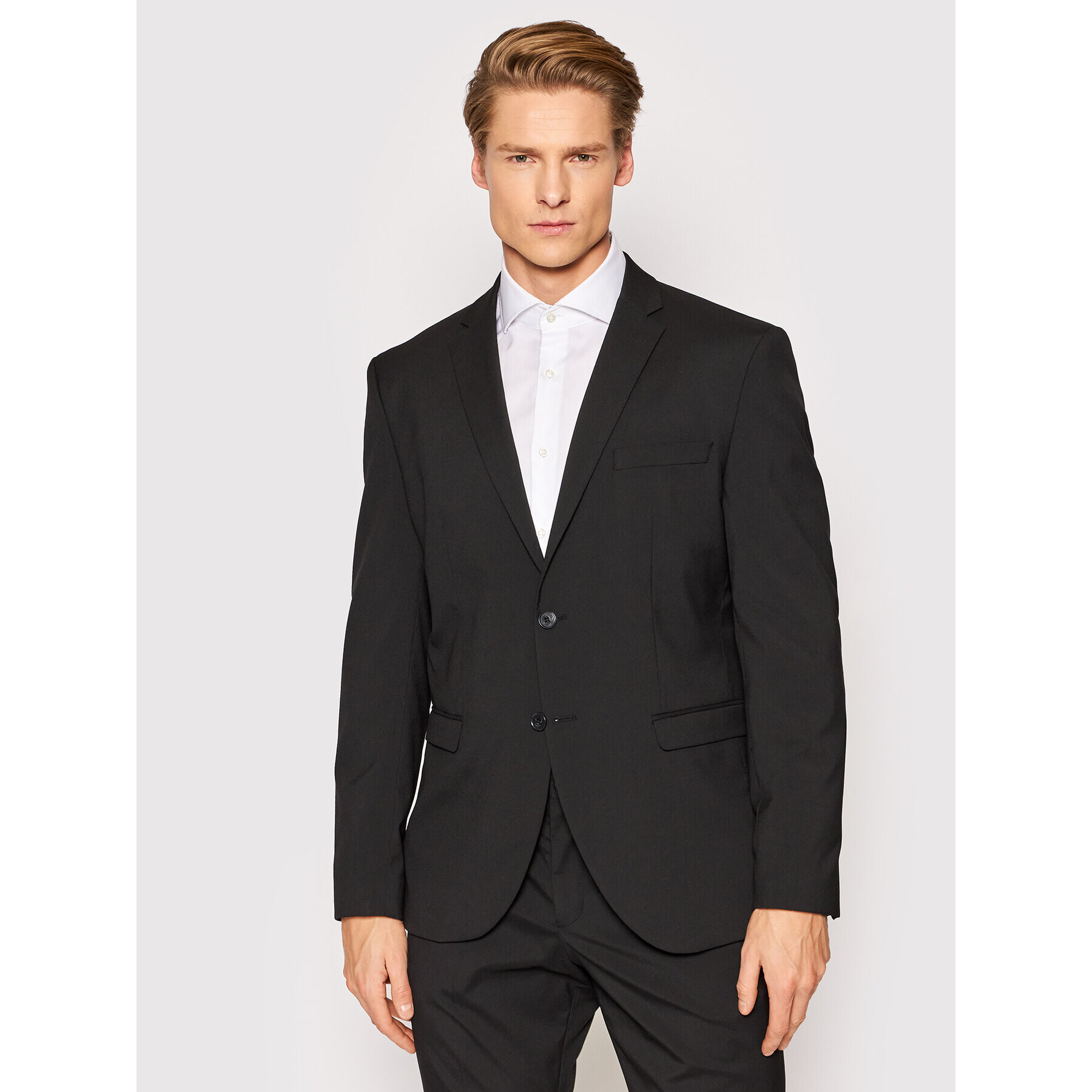 Selected Homme Sacou Logan 16051232 Negru Slim Fit - Pled.ro