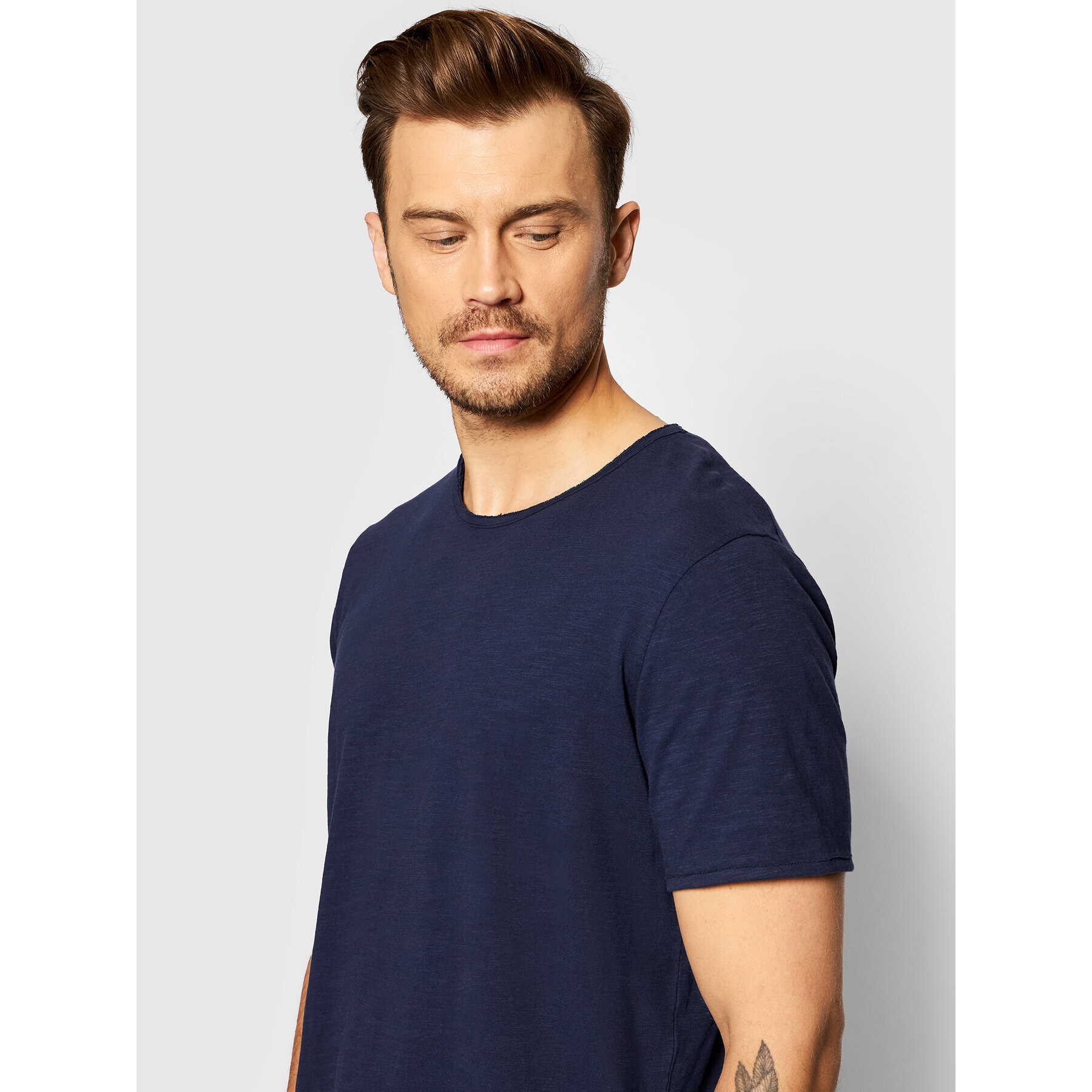 Selected Homme Tricou Morgan 16071775 Bleumarin Regular Fit - Pled.ro