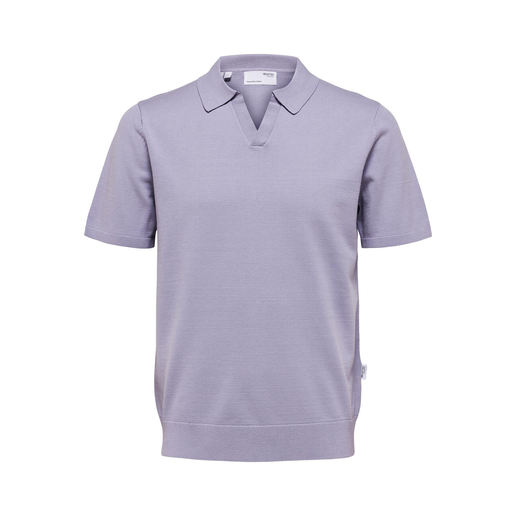 Selected Homme Tricou polo 16088636 Violet Regular Fit - Pled.ro