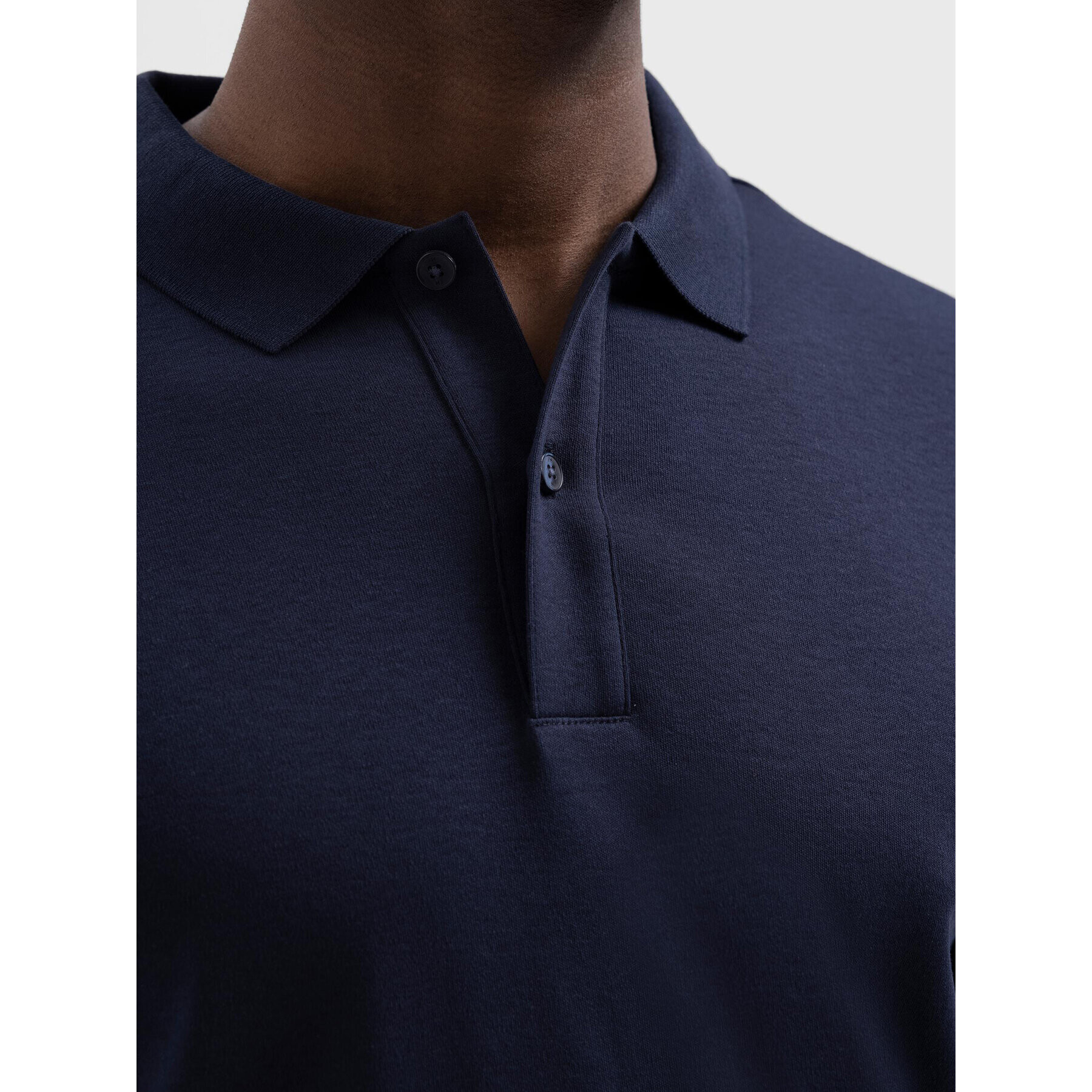 Selected Homme Tricou polo 16090424 Bleumarin Slim Fit - Pled.ro