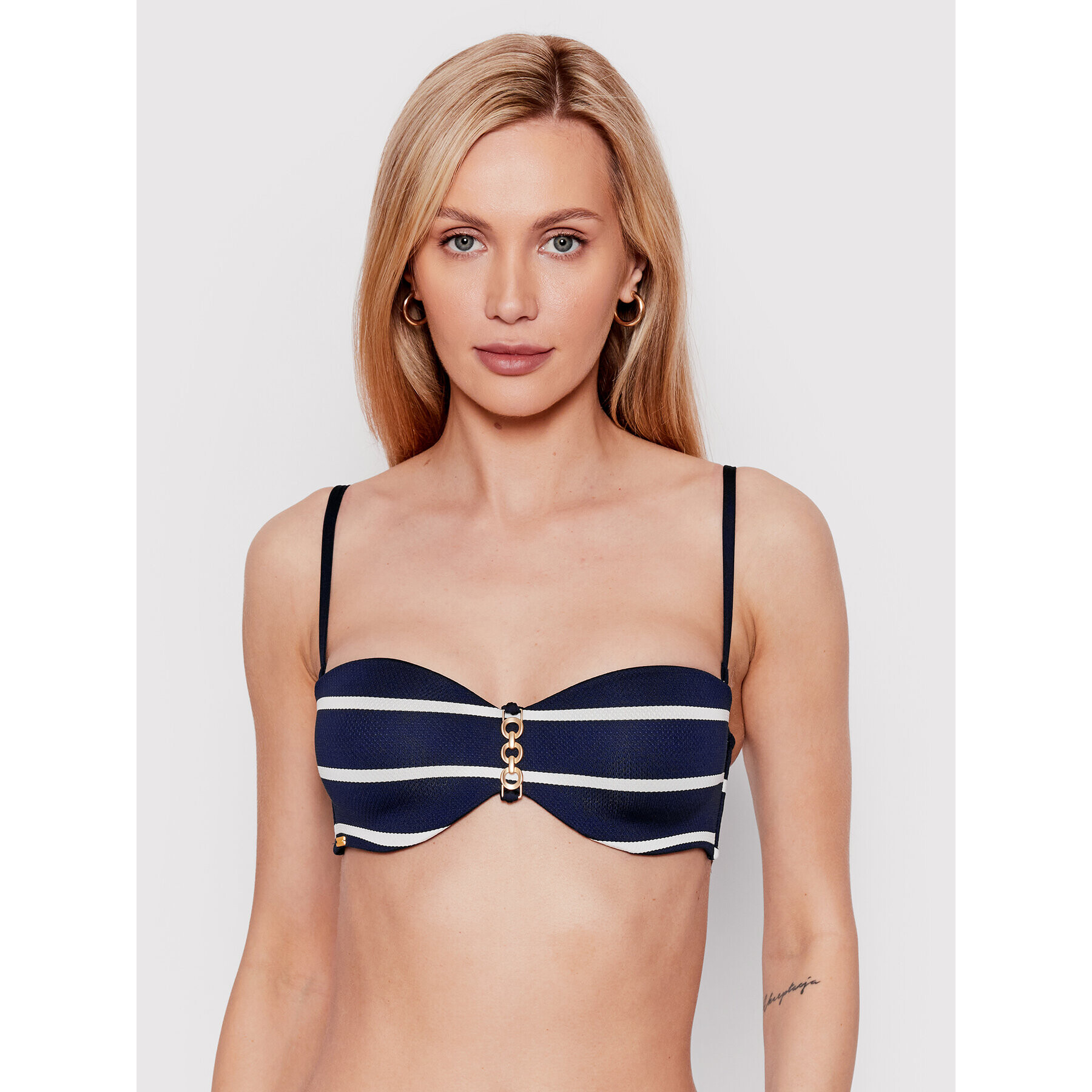 Selmark Bikini partea de sus Bandeau BG316 Bleumarin - Pled.ro