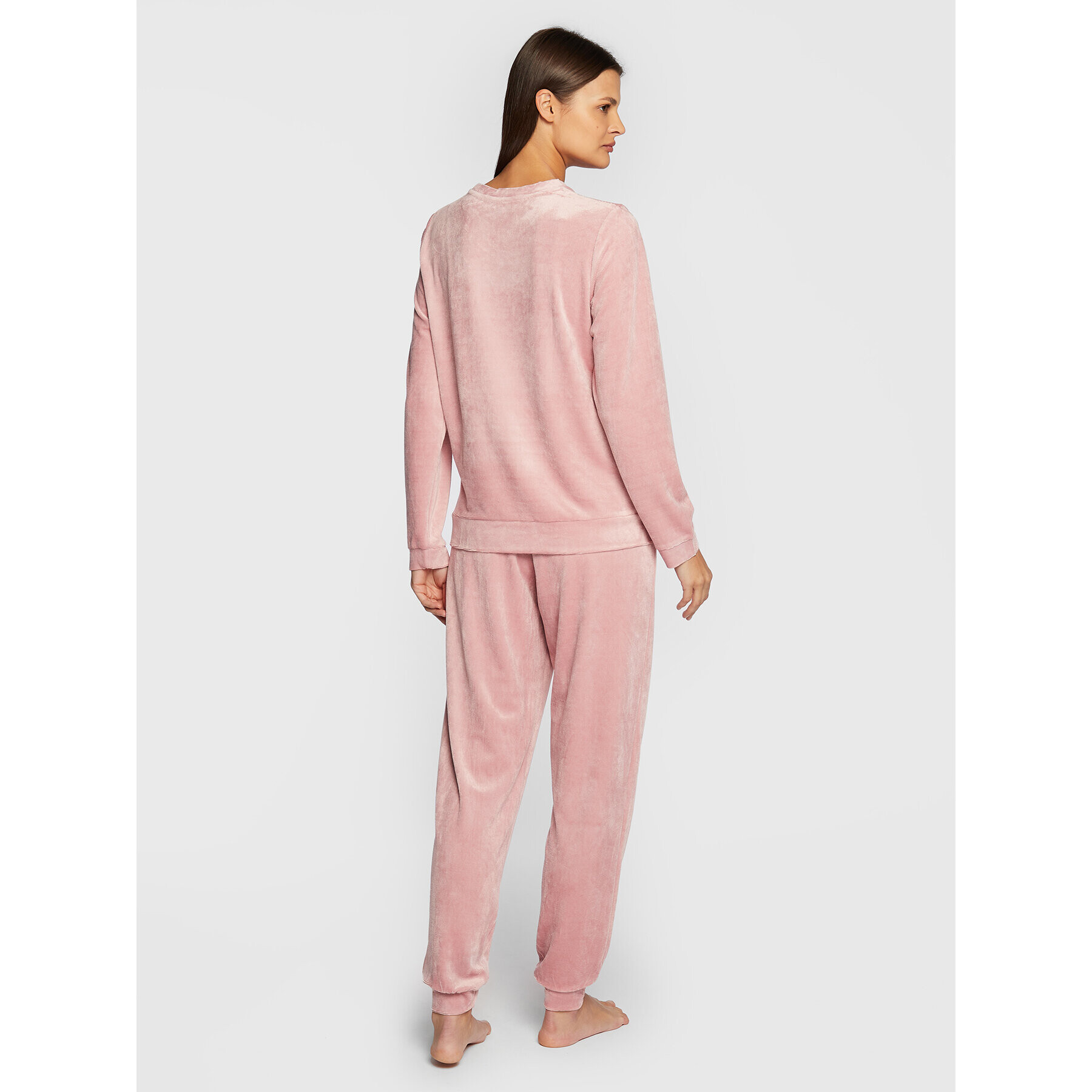 Selmark Pijama Basica P3773 Roz Regular Fit - Pled.ro