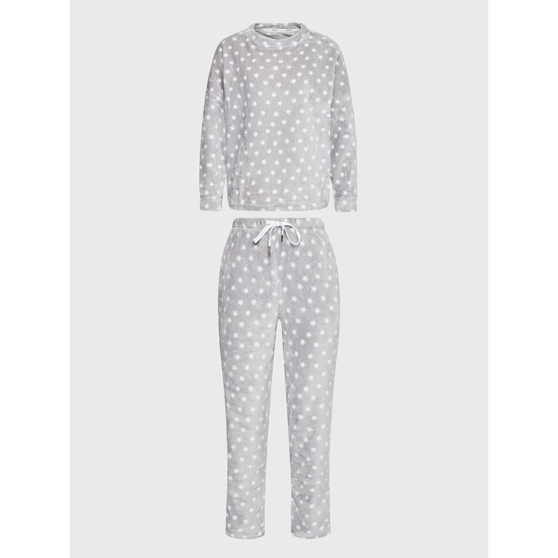 Selmark Pijama P4373 Gri Regular Fit - Pled.ro