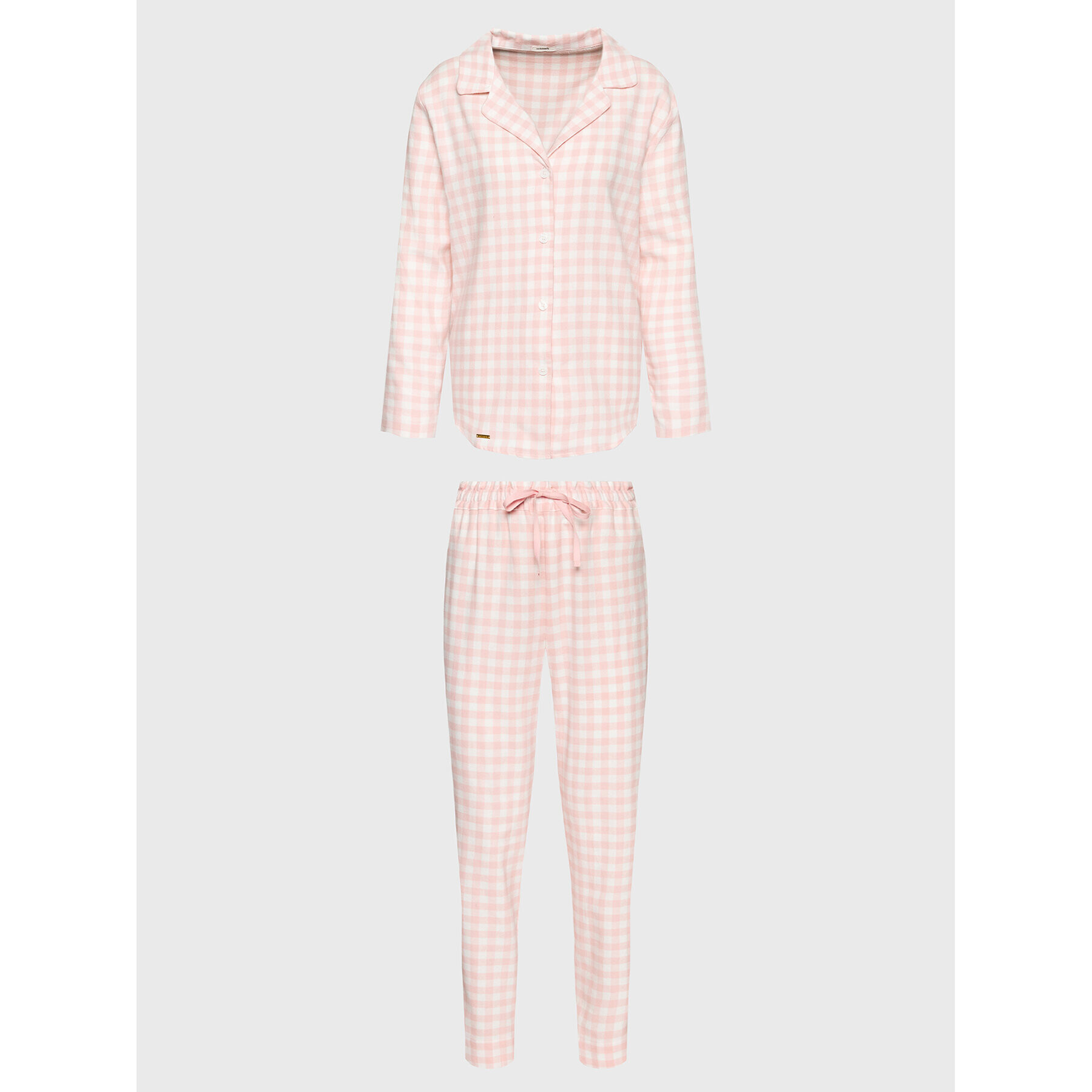 Selmark Pijama Vichy P3976 Roz Regular Fit - Pled.ro