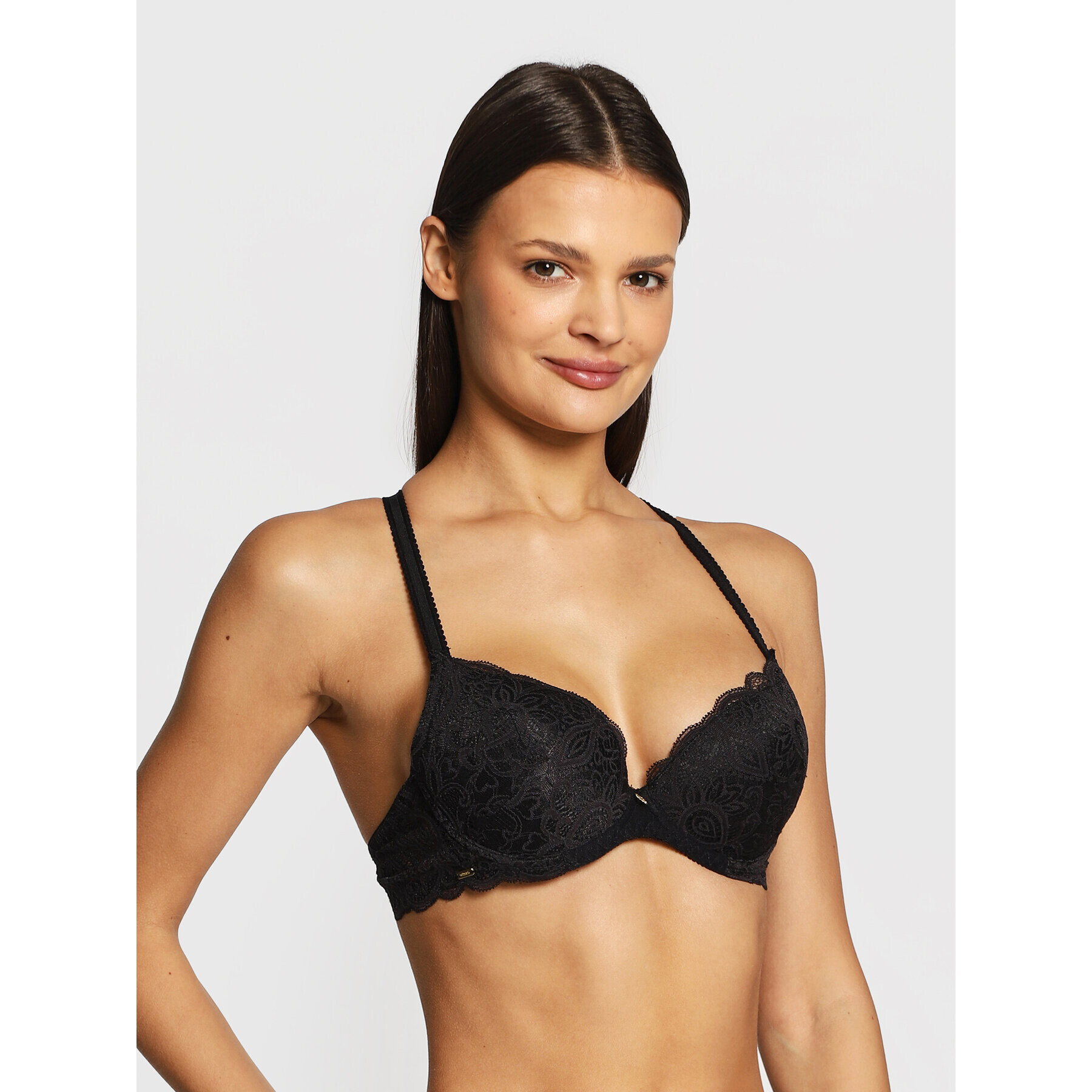 Selmark Sutien Push-up Francesca 60913 Negru - Pled.ro