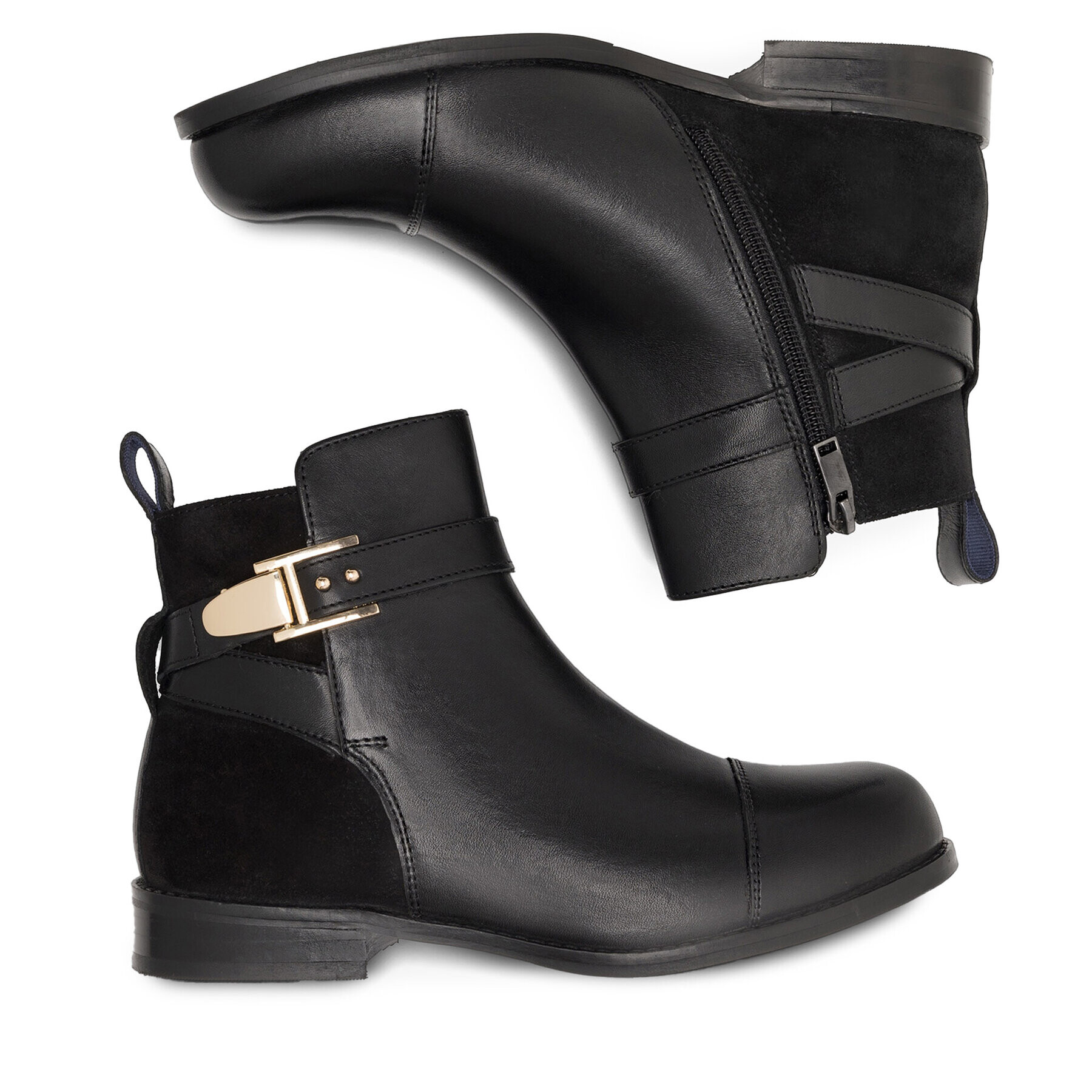 Sergio Bardi Botine WI08-CHLOE(552)-21-SB Negru - Pled.ro