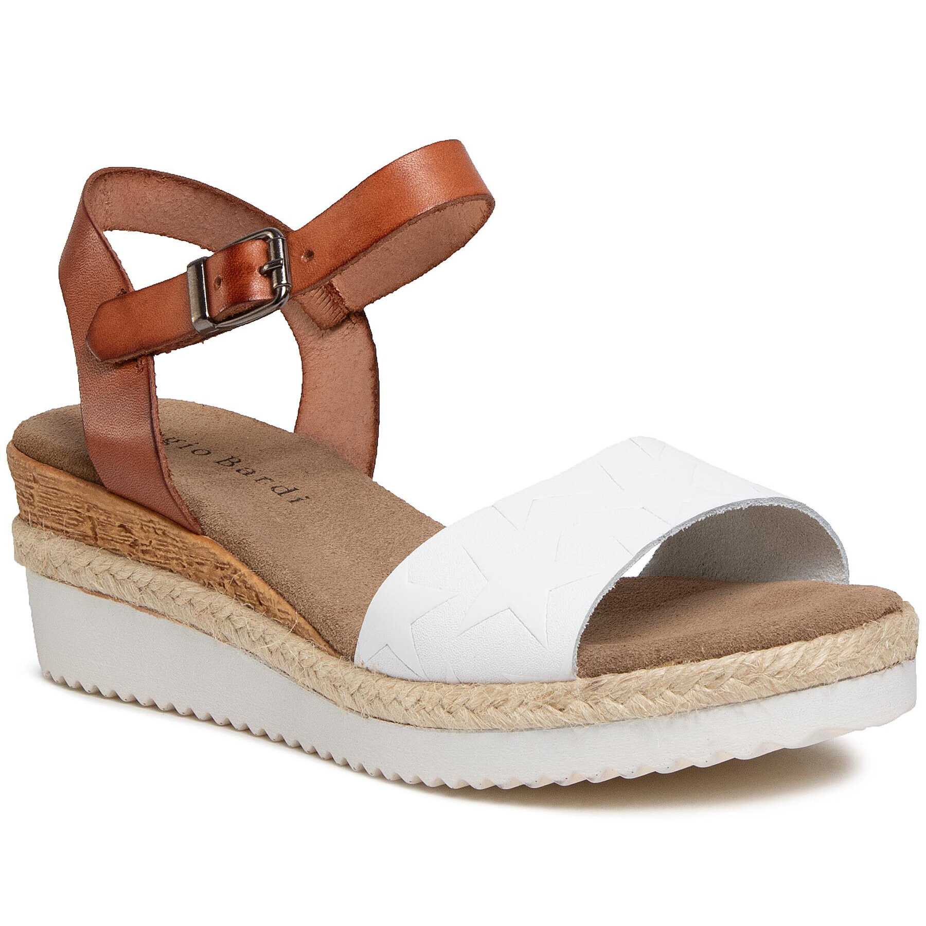 Sergio Bardi Espadrile SB-39-09-000513 Alb - Pled.ro