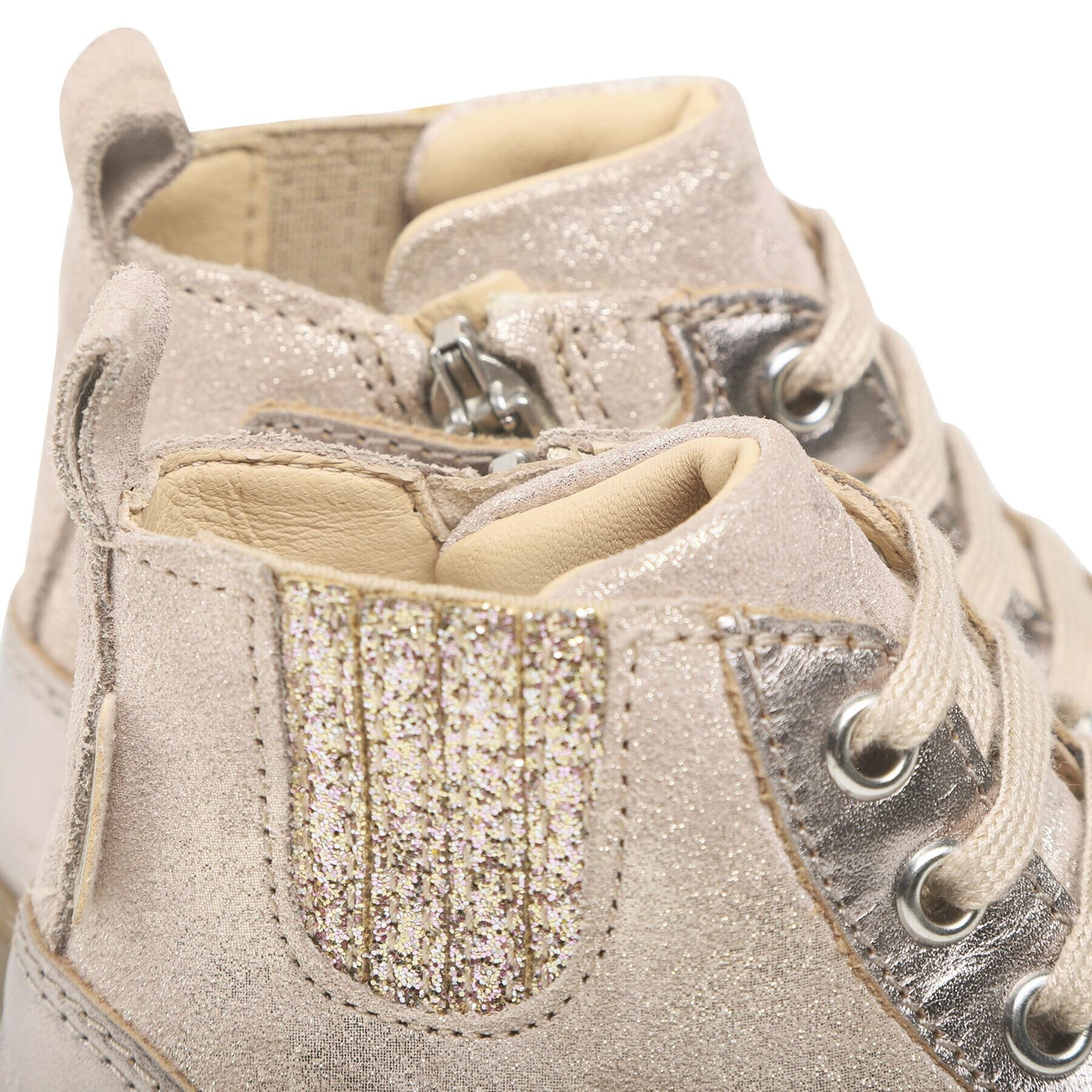 Shoo Pom Sneakers Play New Jodlace N4GPAA0402 Auriu - Pled.ro