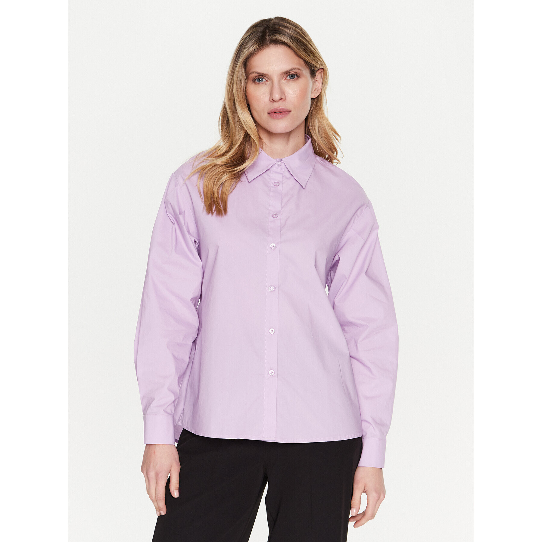 Silvian Heach Cămașă GPP23391CA Violet Regular Fit - Pled.ro