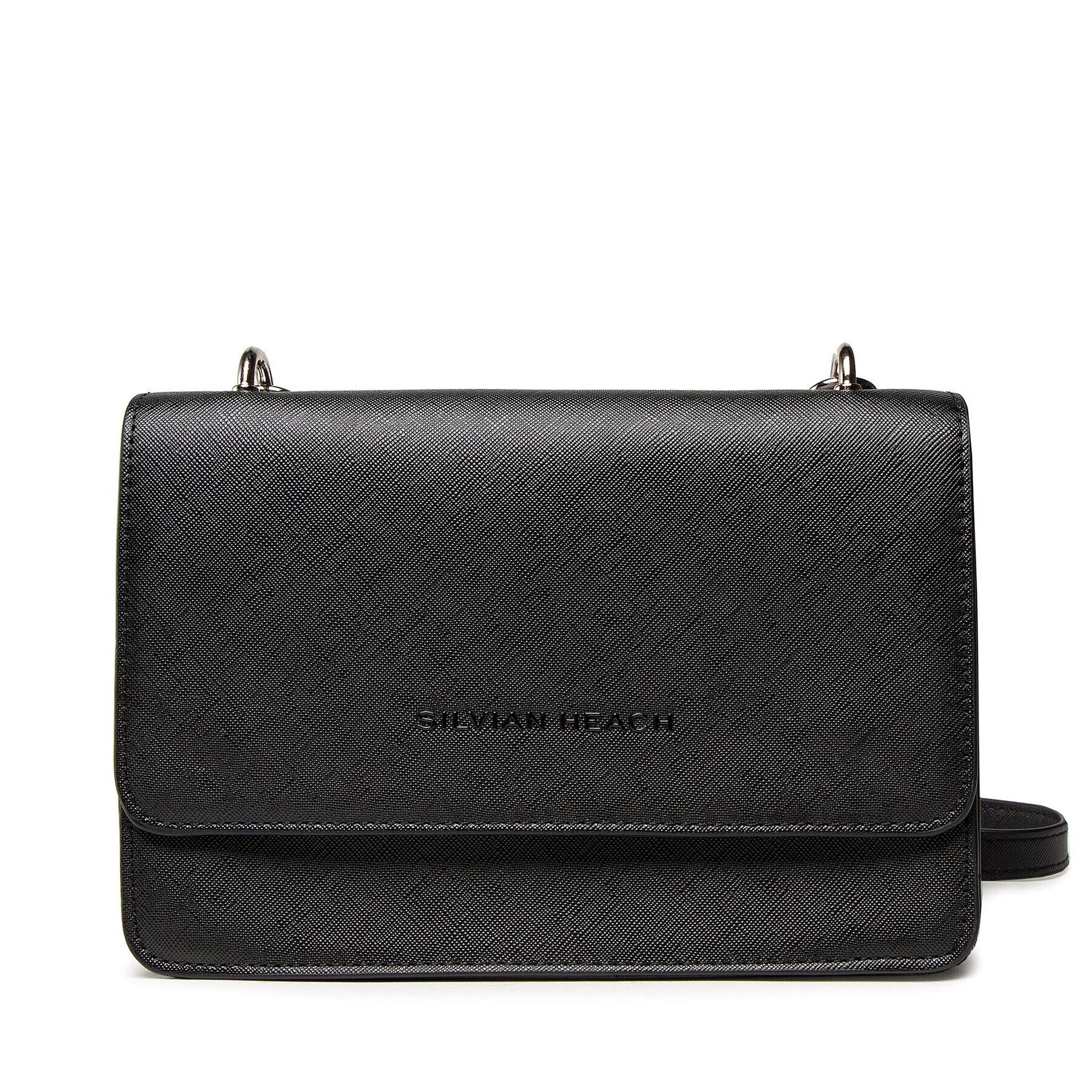 Silvian Heach Geantă Shoulder Bag Medium (Saffiano) Boliden RCA21015BO Negru - Pled.ro