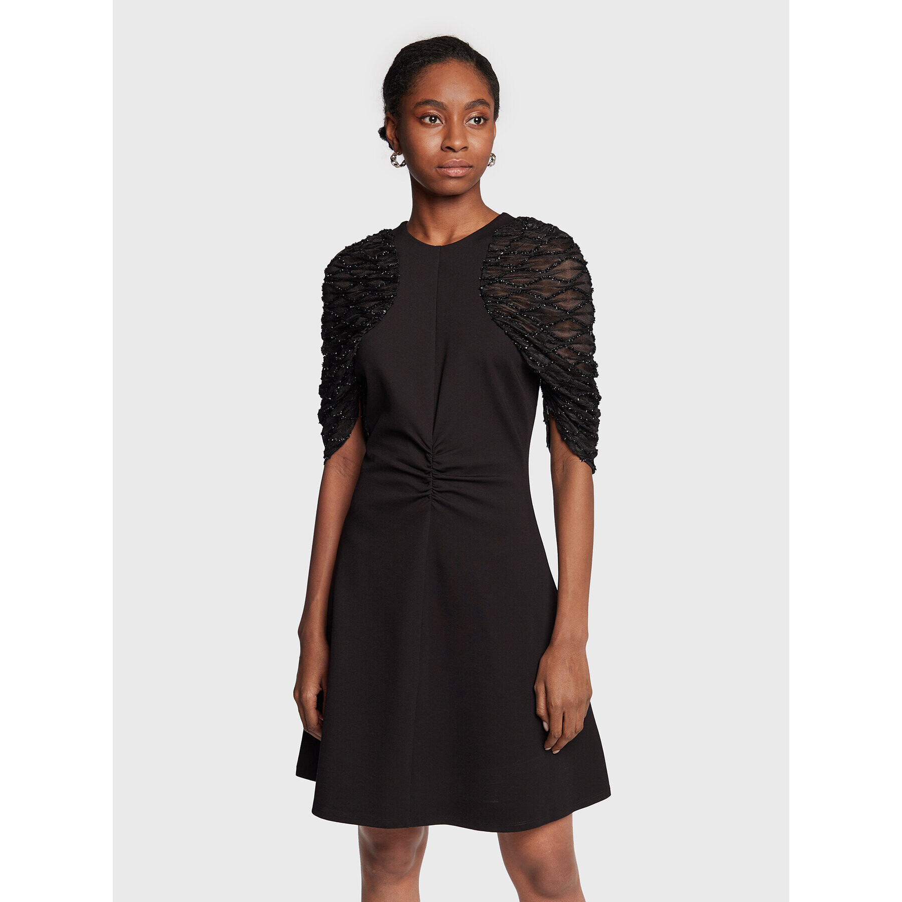 Silvian Heach Rochie cocktail CVA22166VE Negru Slim Fit - Pled.ro