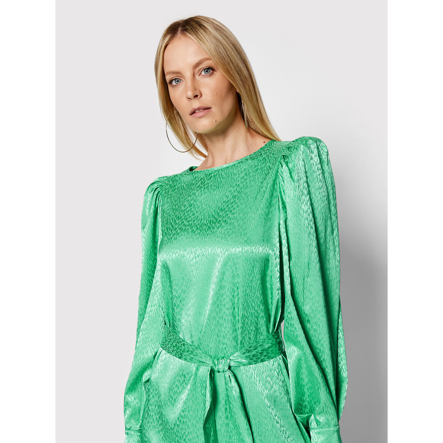 Silvian Heach Rochie cocktail PGP22517VE Verde Regular Fit - Pled.ro