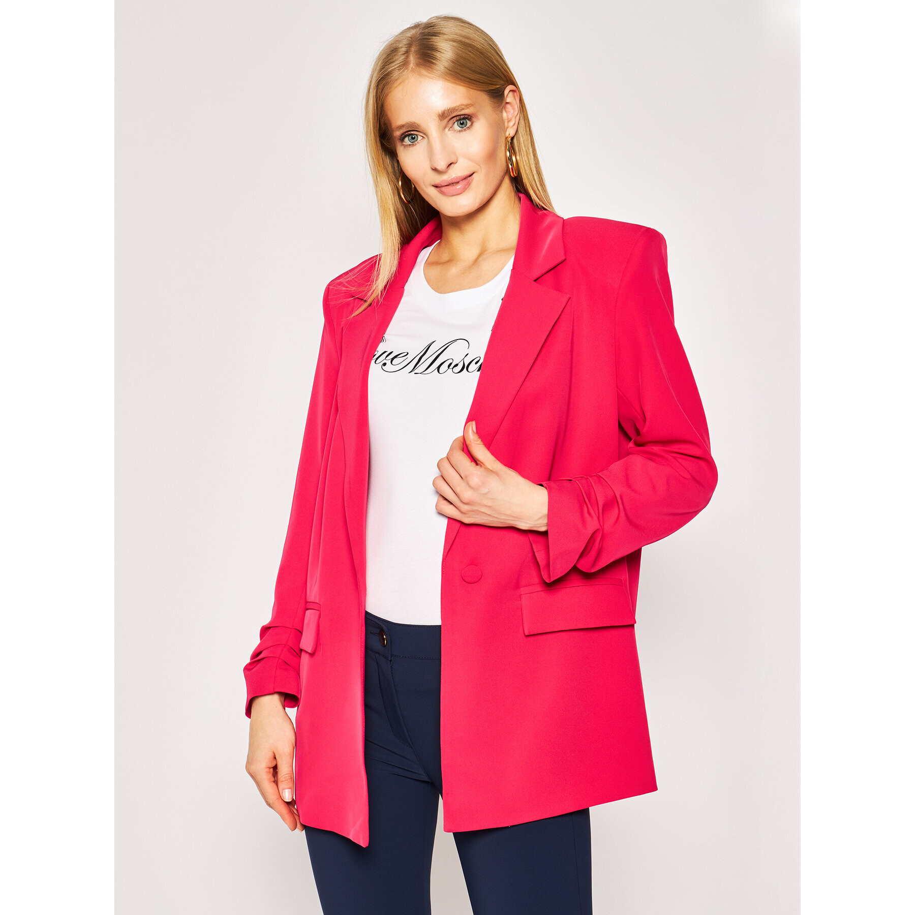 Silvian Heach Blazer Ombue PGP20720GC Roz Regular Fit - Pled.ro