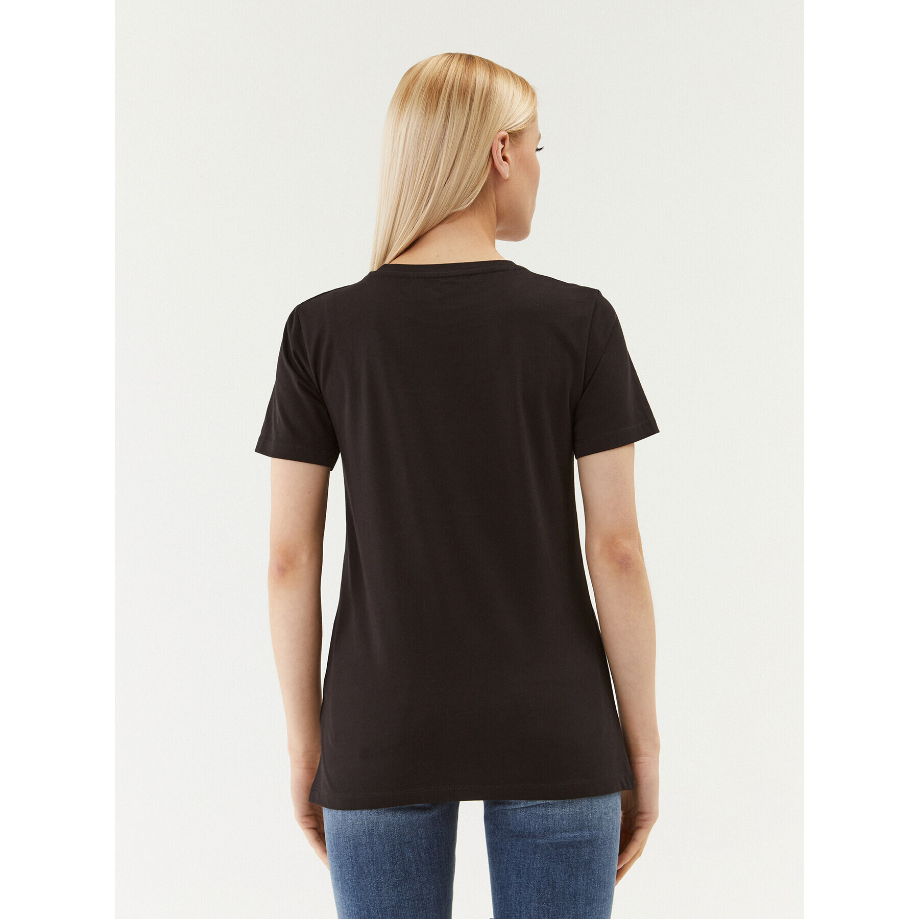 Silvian Heach Tricou GPA23069TS Negru Regular Fit - Pled.ro