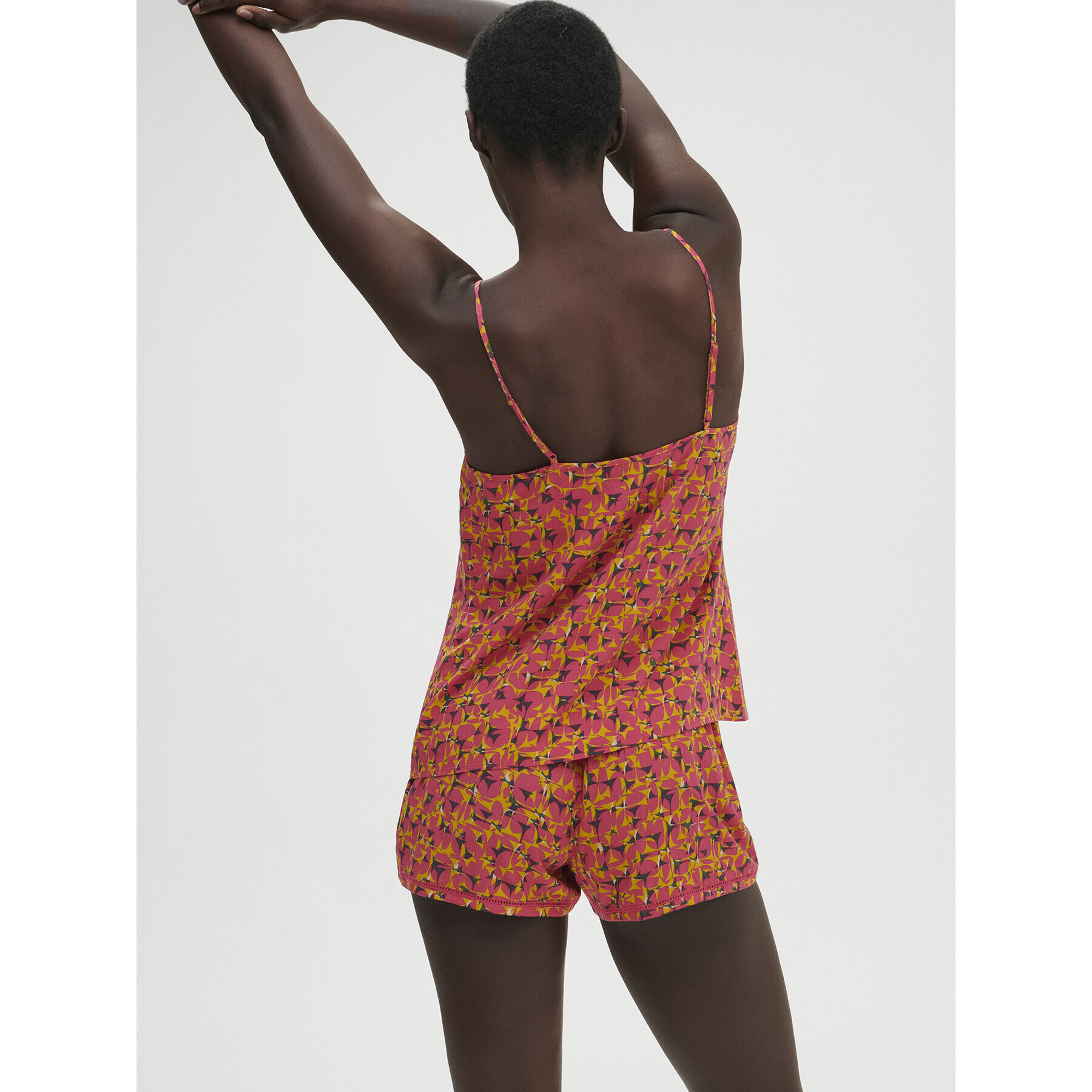 Simone Pérèle Cămașă pijama Songe 18S900 Roz Comfort Fit - Pled.ro