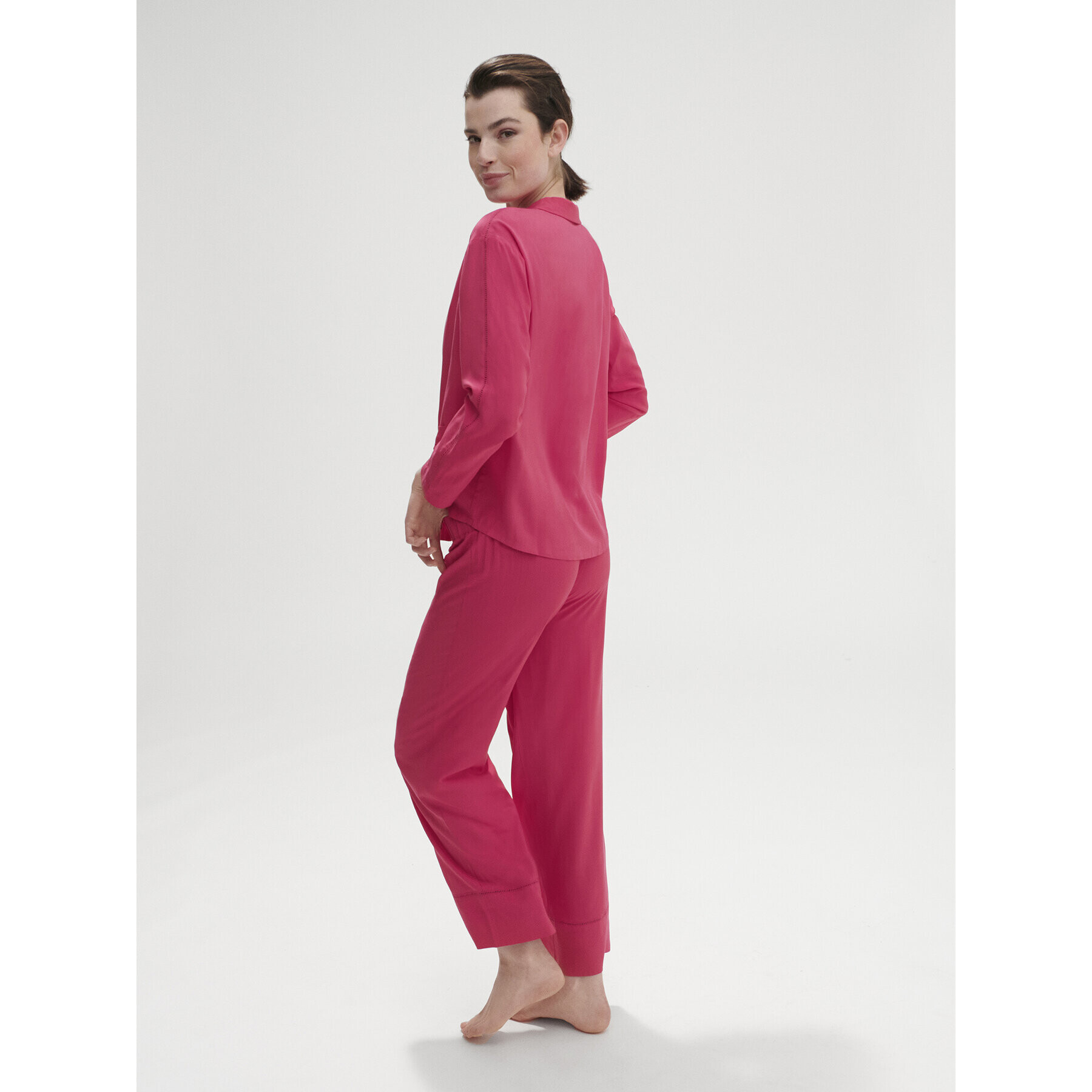 Simone Pérèle Cămașă pijama Songe 18S957 Roz Wide Fit - Pled.ro