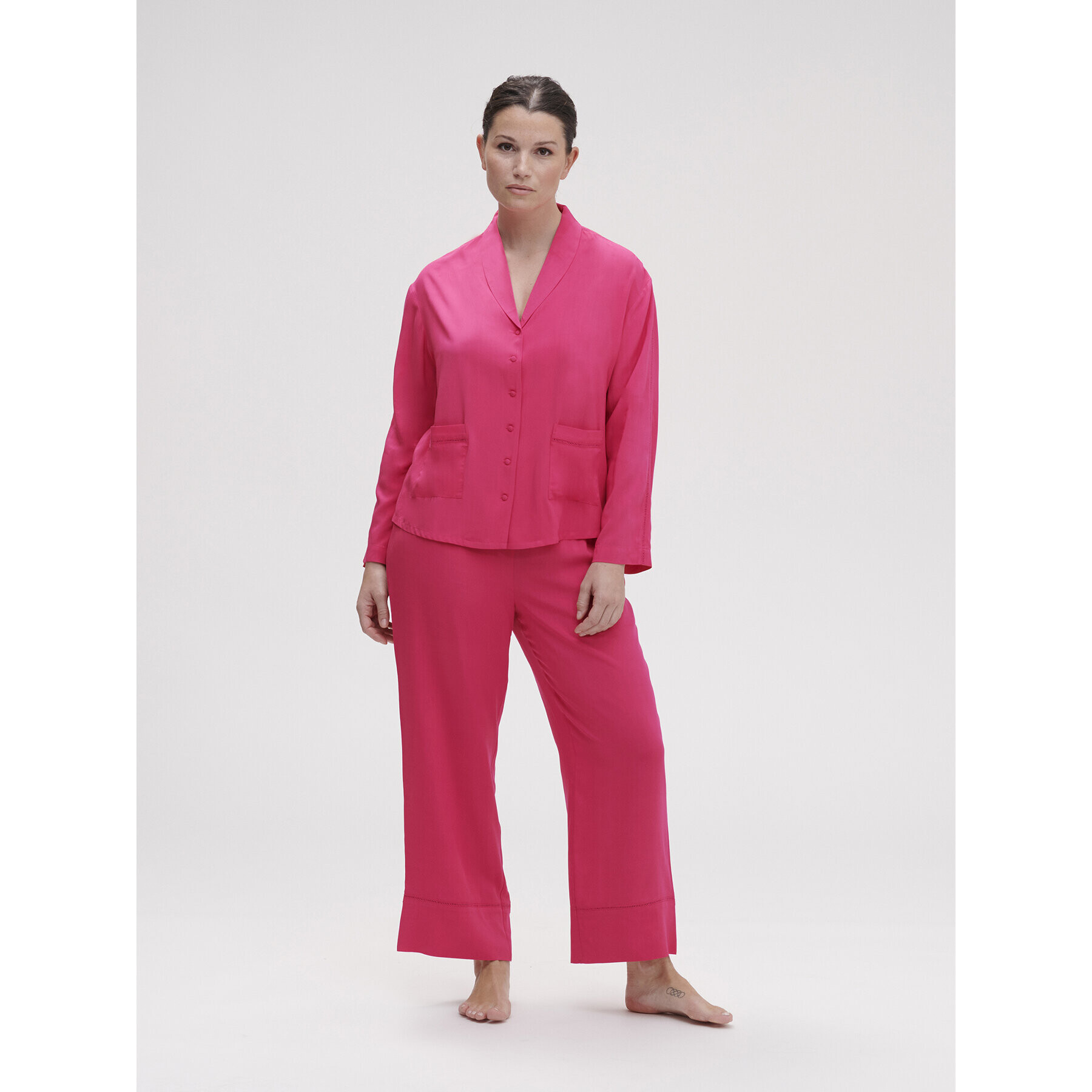 Simone Pérèle Cămașă pijama Songe 18S957 Roz Wide Fit - Pled.ro