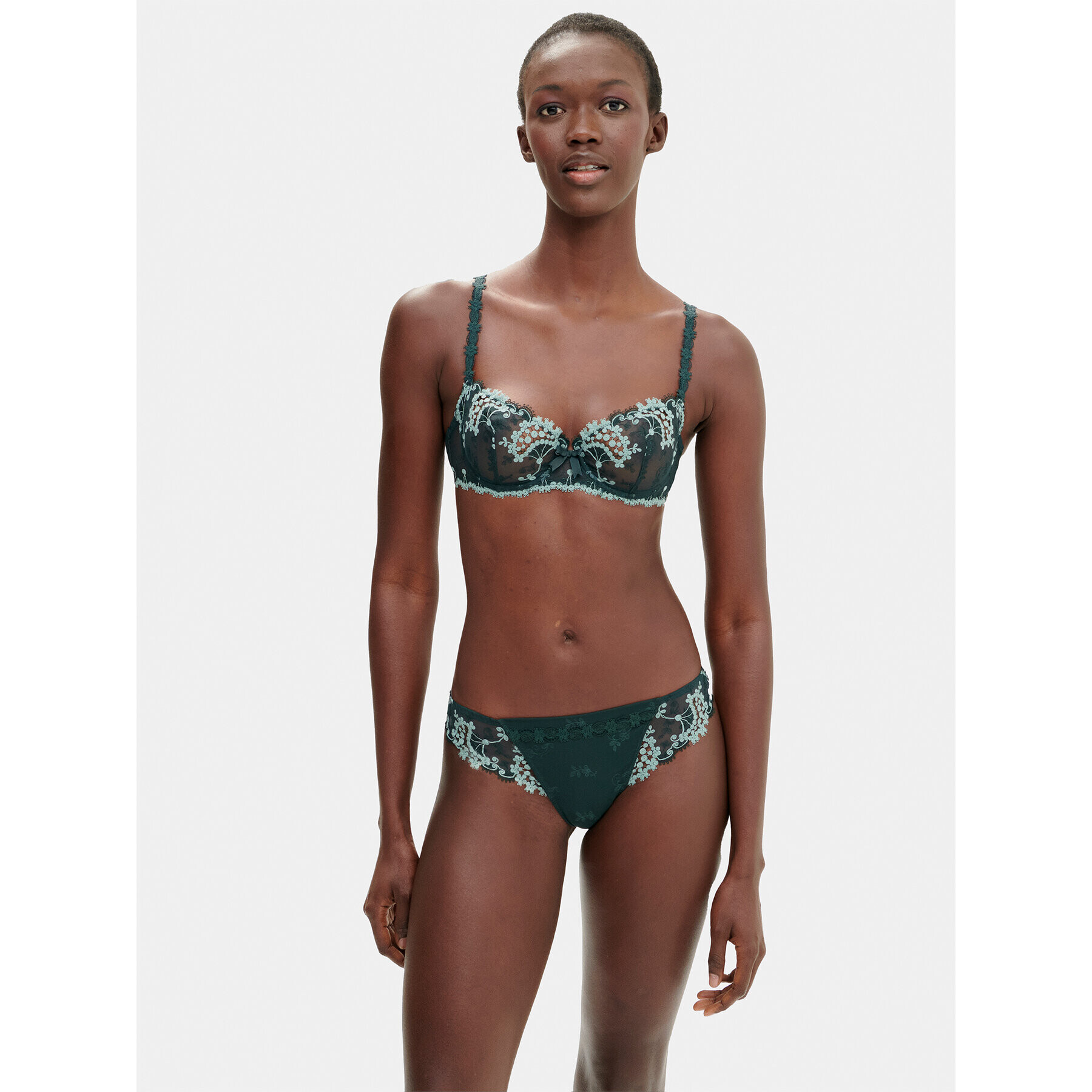 Simone Pérèle Sutien Balconette Wish 12B330 Verde - Pled.ro