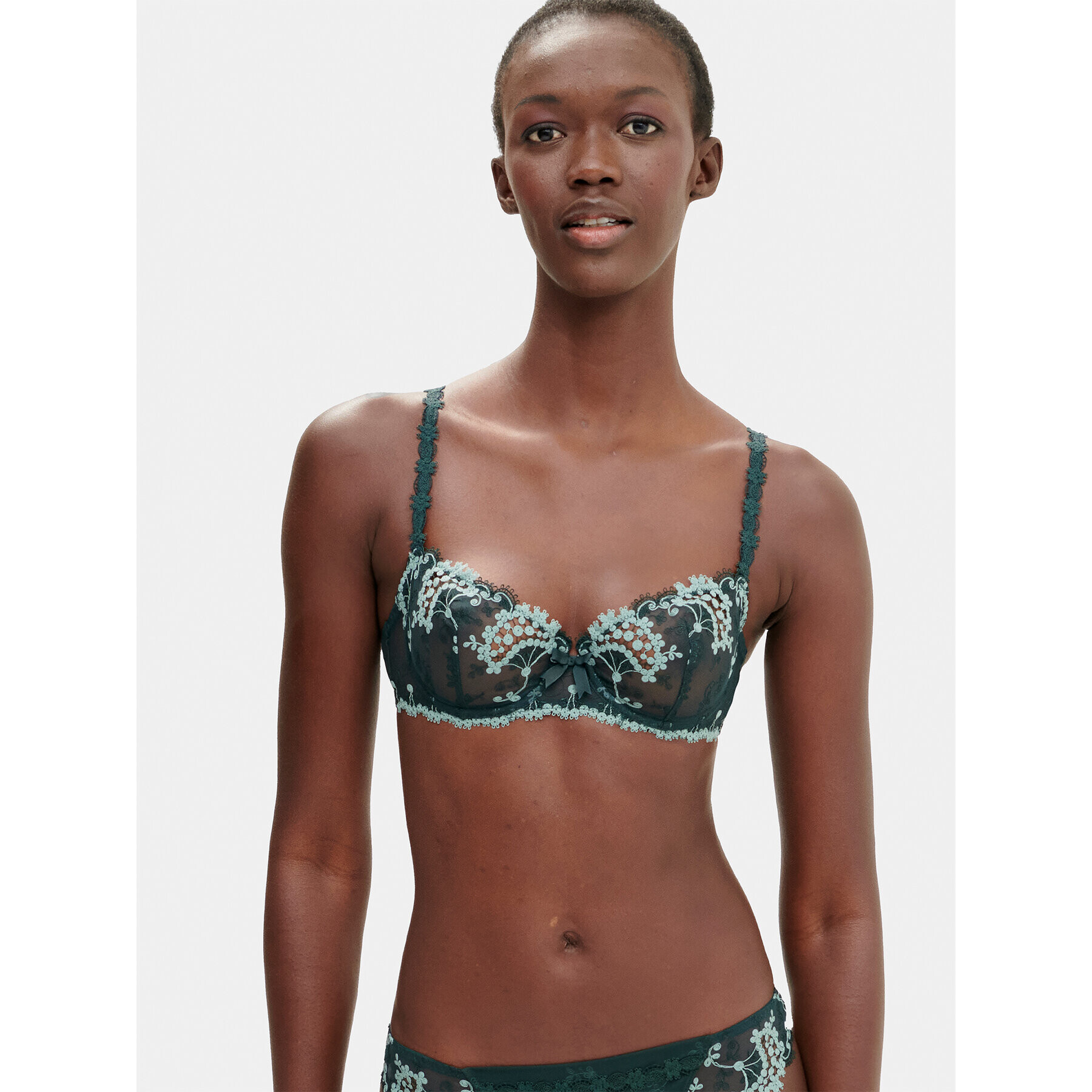 Simone Pérèle Sutien Balconette Wish 12B330 Verde - Pled.ro