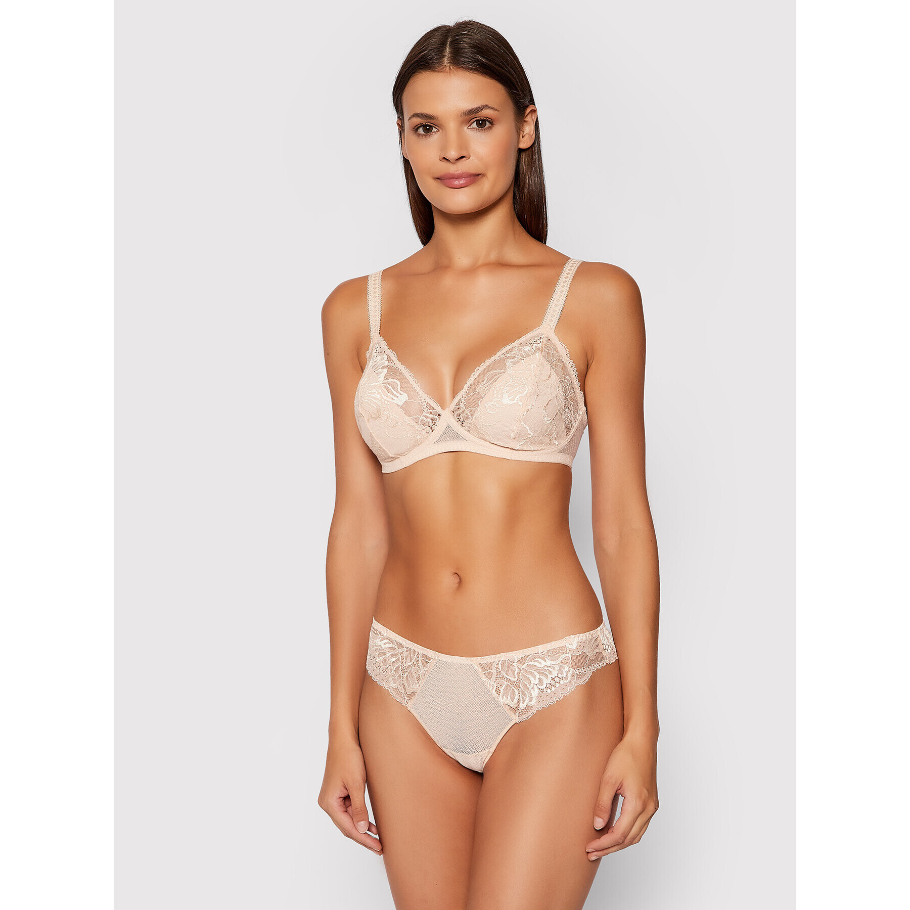 Simone Pérèle Sutien Bralette Promesse 12H210 Bej - Pled.ro