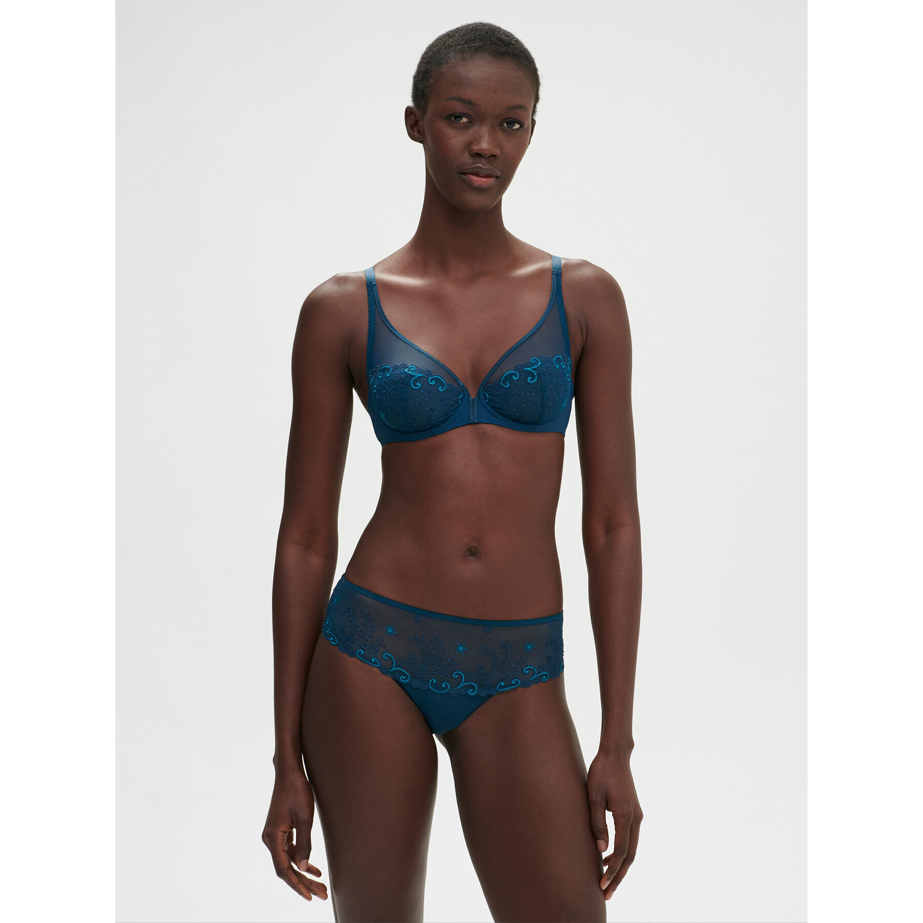 Simone Pérèle Sutien cu armătură Delice 12X319 Albastru - Pled.ro