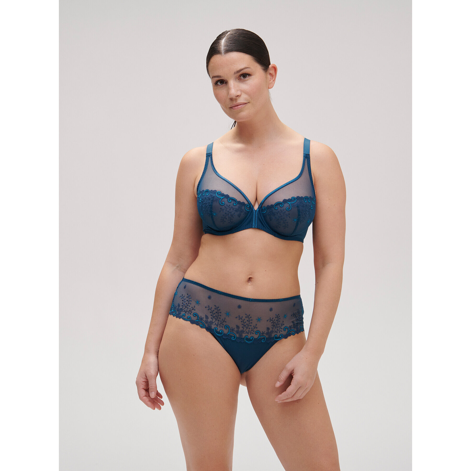 Simone Pérèle Sutien cu armătură Delice 12X319 Albastru - Pled.ro