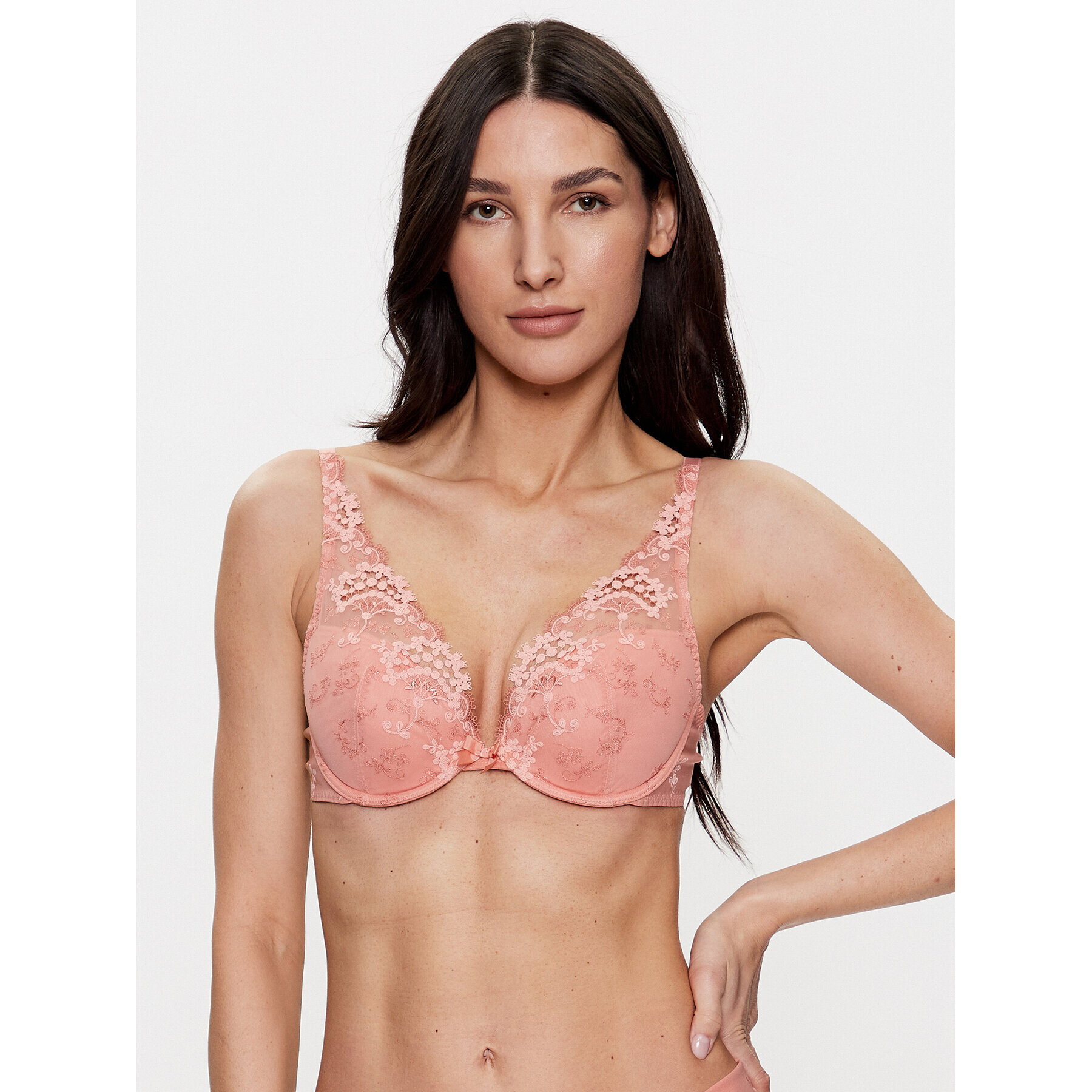 Simone Pérèle Sutien Push-up Wish 12B347 Coral - Pled.ro