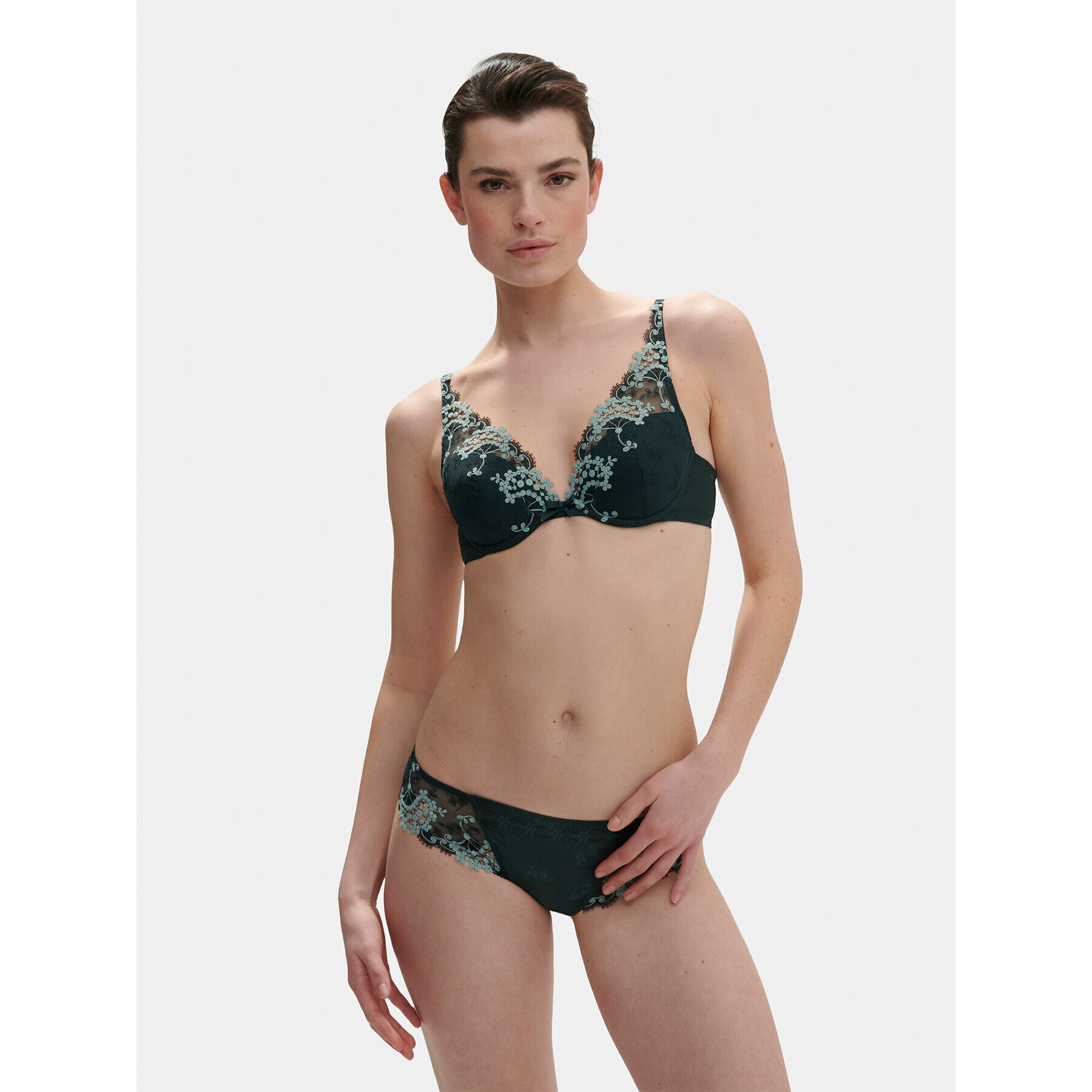 Simone Pérèle Sutien Push-up Wish 12B347 Verde - Pled.ro