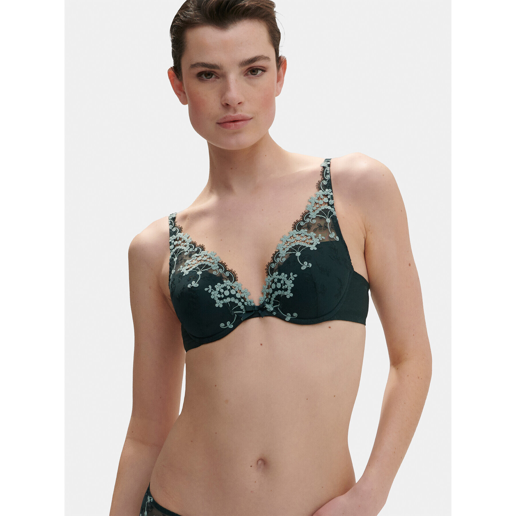 Simone Pérèle Sutien Push-up Wish 12B347 Verde - Pled.ro