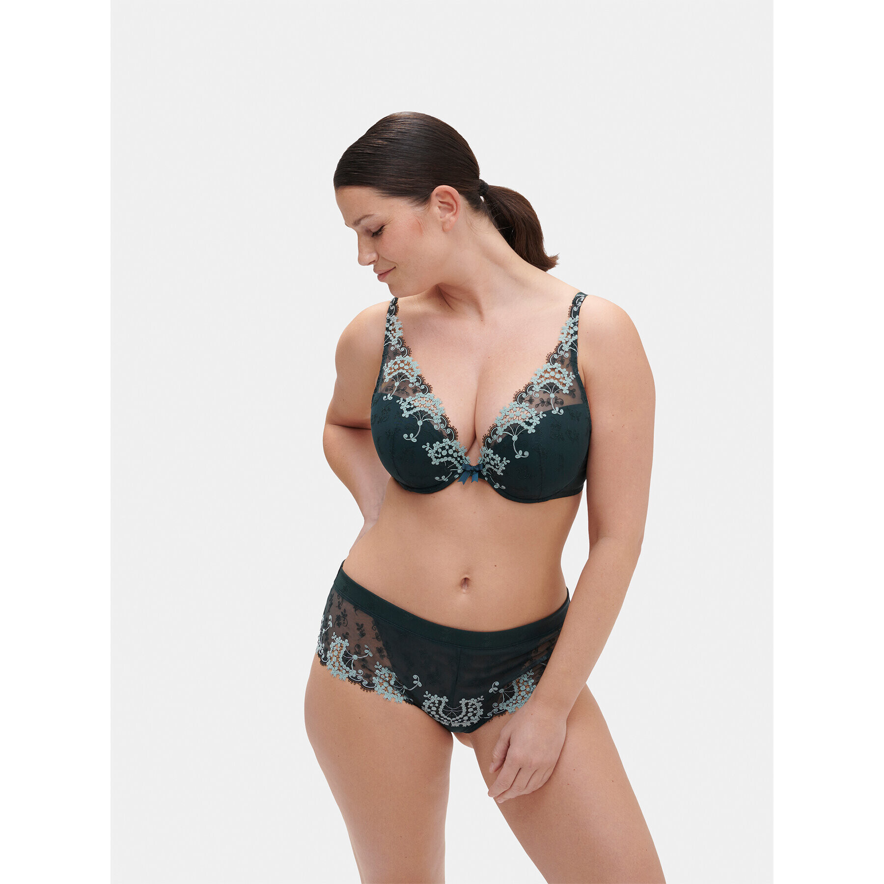 Simone Pérèle Sutien Push-up Wish 12B347 Verde - Pled.ro