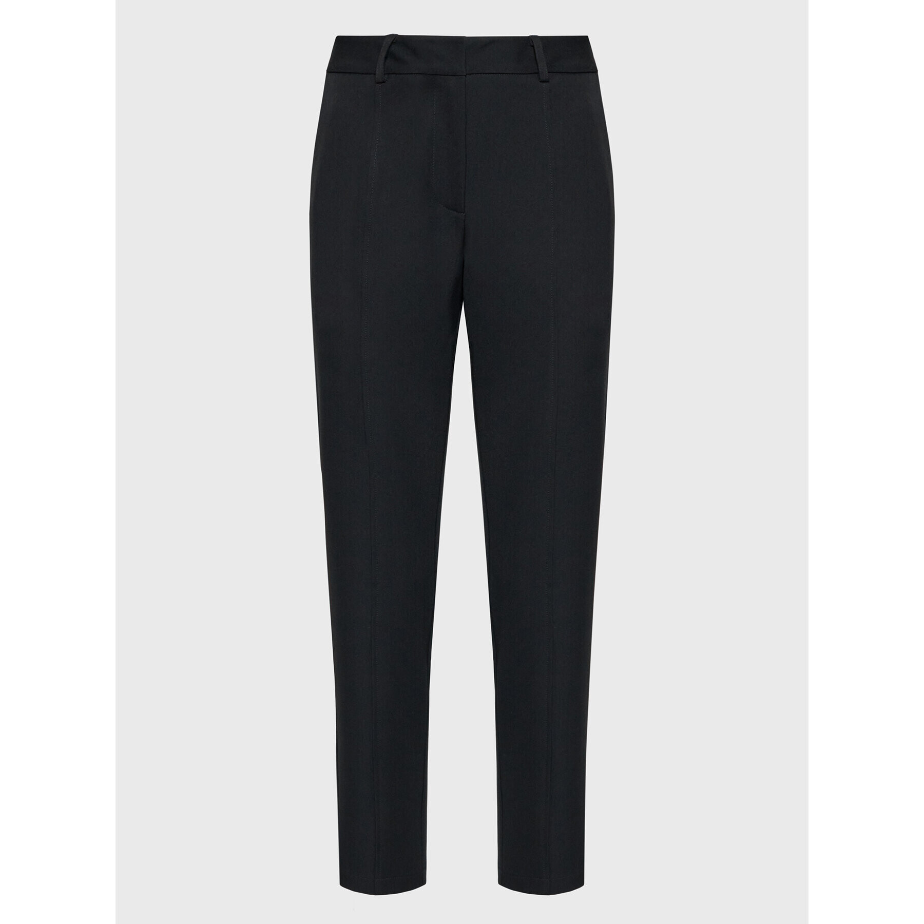 Simple Pantaloni din material SPD506-02 Negru Slim Fit - Pled.ro