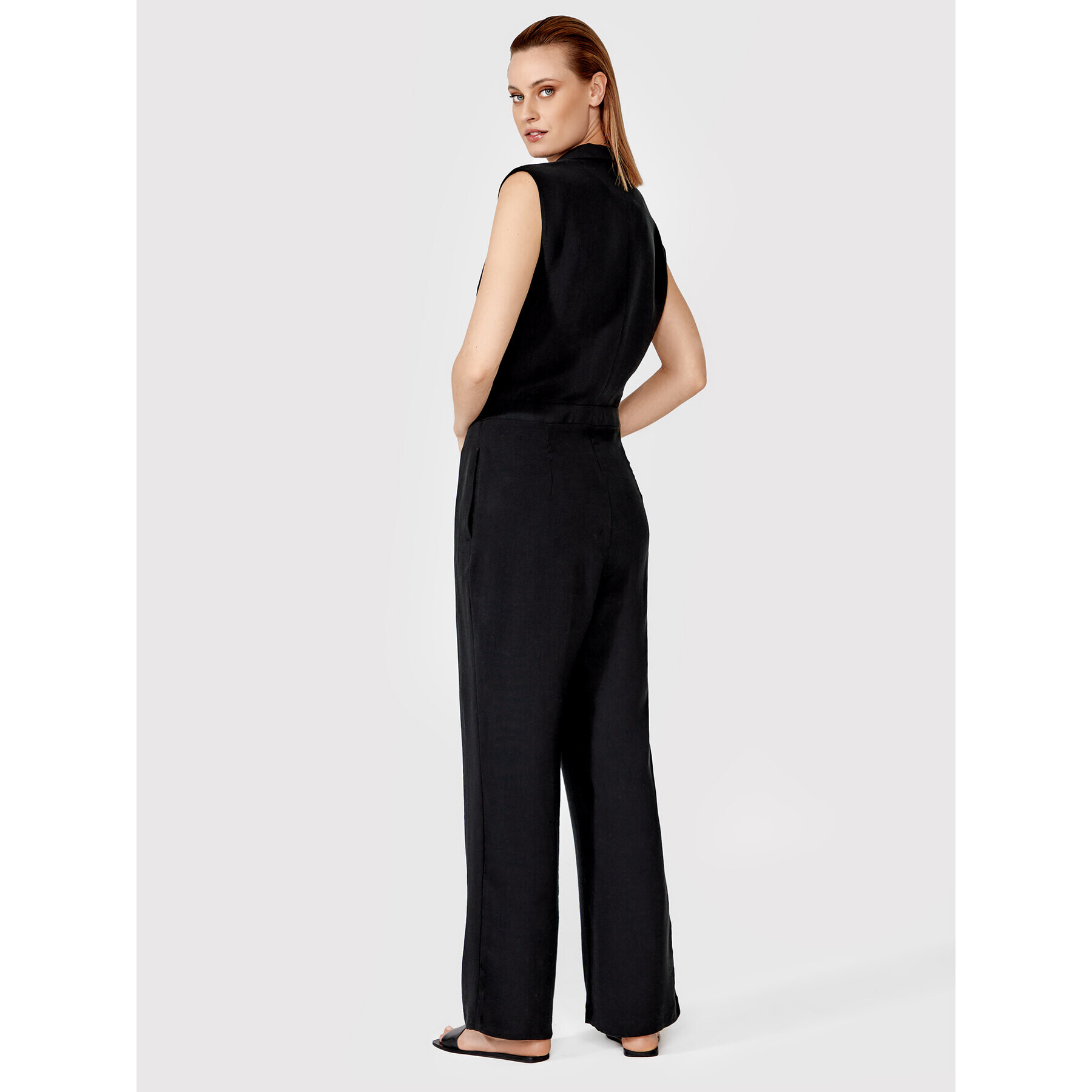 Simple Salopetă KMD001 Negru Regular Fit - Pled.ro