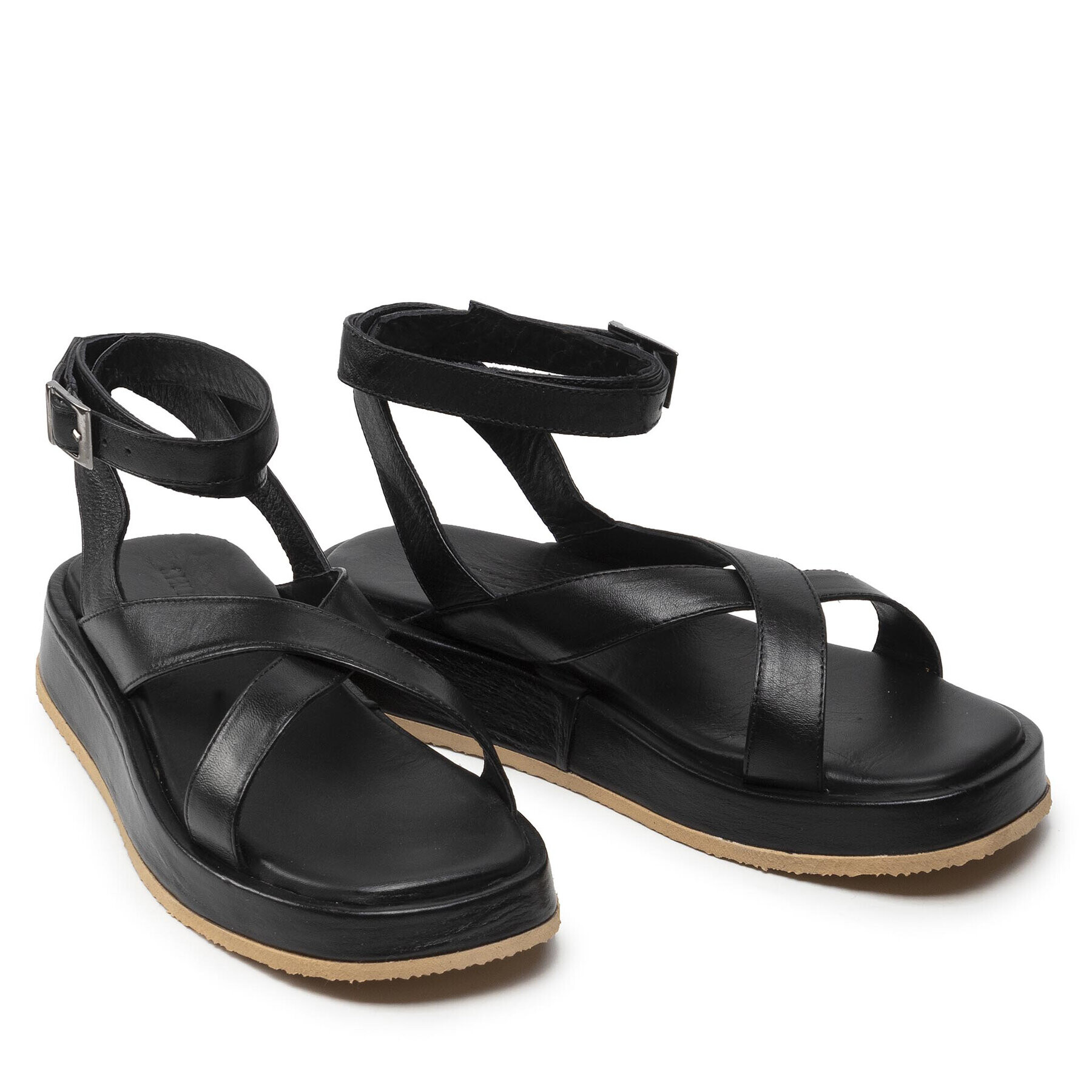 Simple Sandale SL-32-01-000012 Negru - Pled.ro