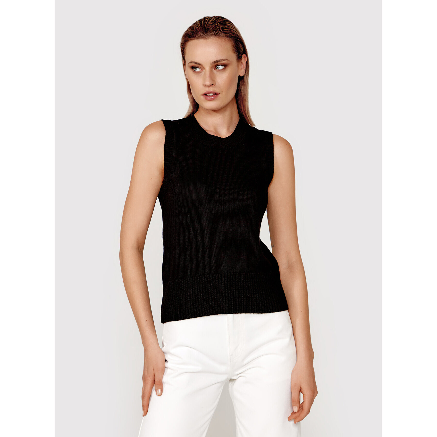 Simple Top SWD010 Negru Regular Fit - Pled.ro