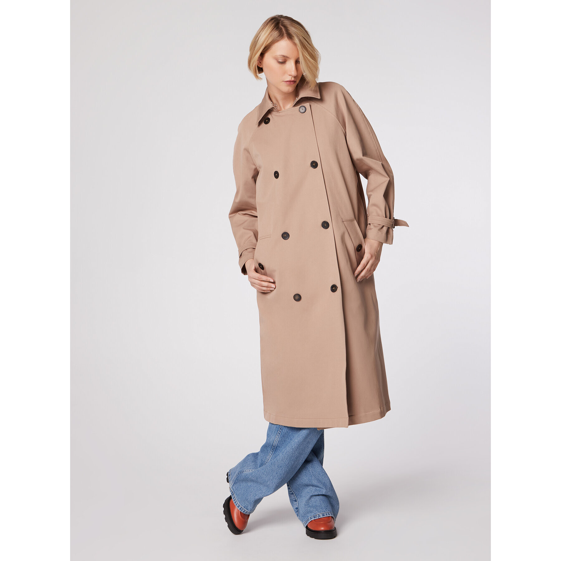 Simple Trench PLD001 Maro Regular Fit - Pled.ro