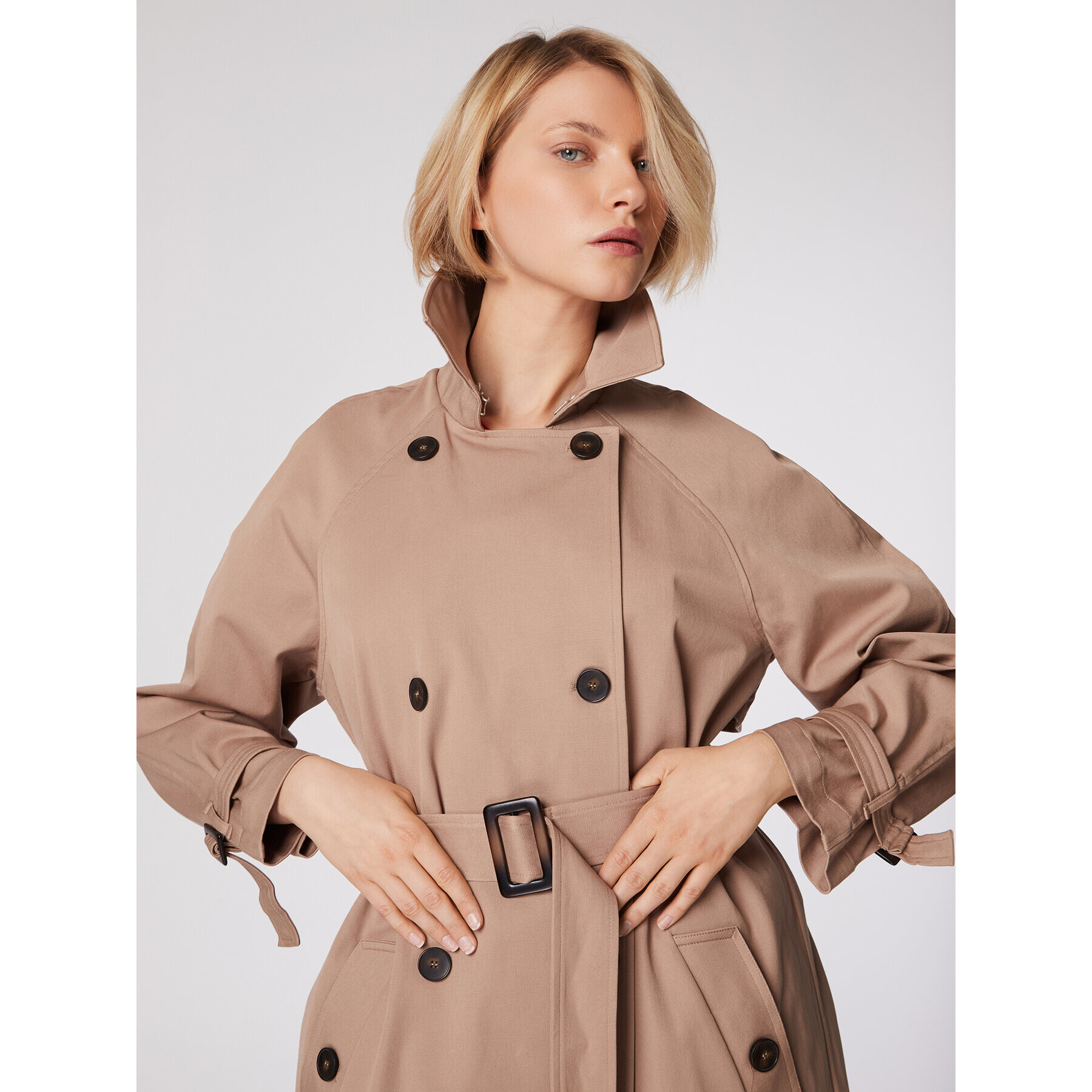 Simple Trench PLD001 Maro Regular Fit - Pled.ro