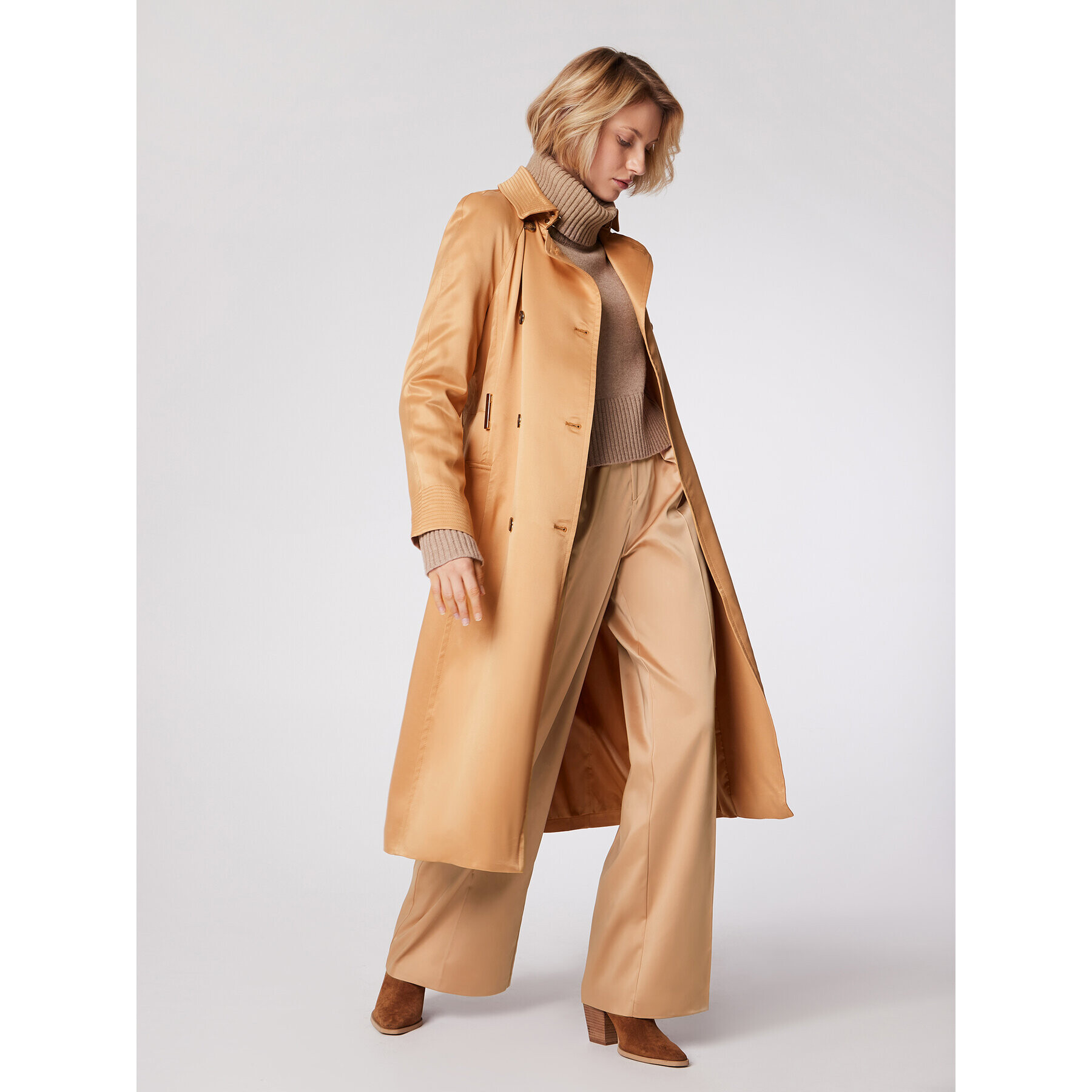 Simple Trench PLD002 Maro Regular Fit - Pled.ro