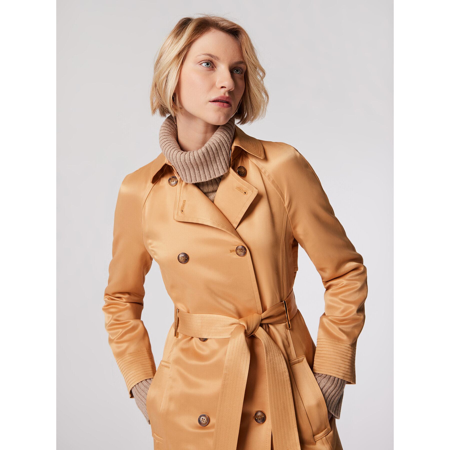 Simple Trench PLD002 Maro Regular Fit - Pled.ro