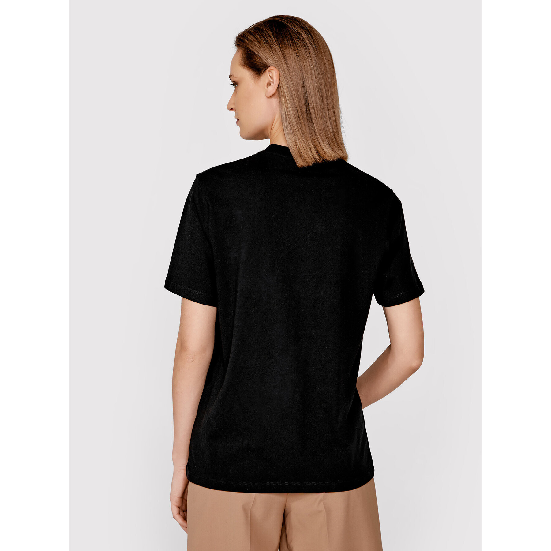 Simple Tricou TSD036 Negru Regular Fit - Pled.ro