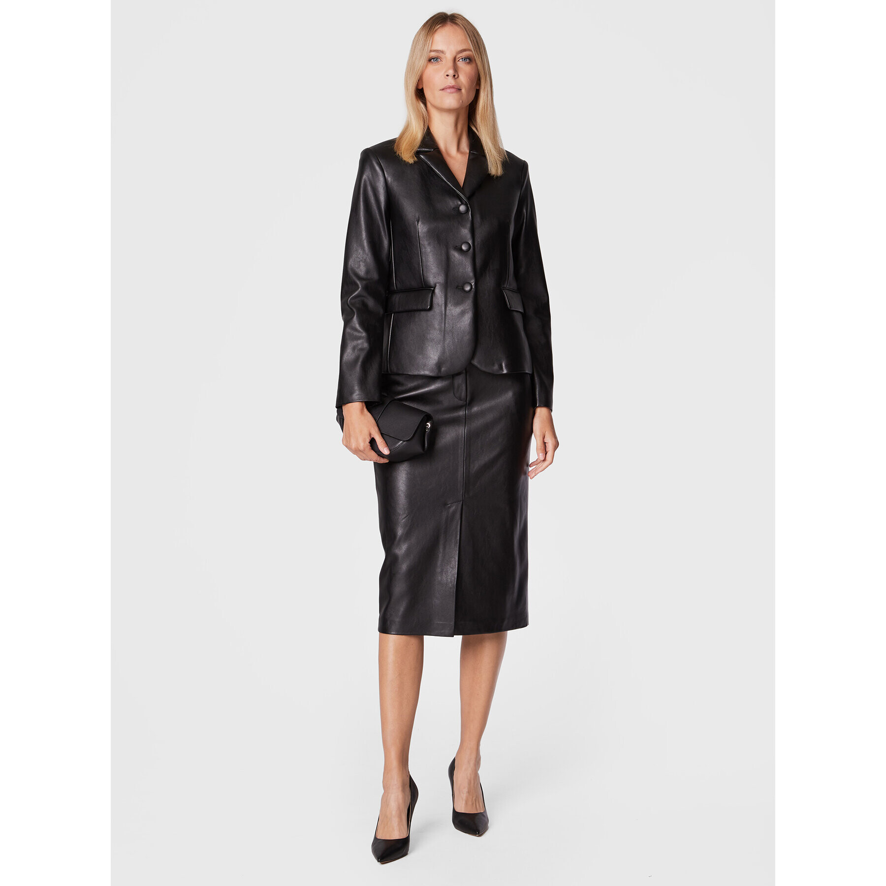 Sisley Sacou 2YMKLW00I Negru Regular Fit - Pled.ro