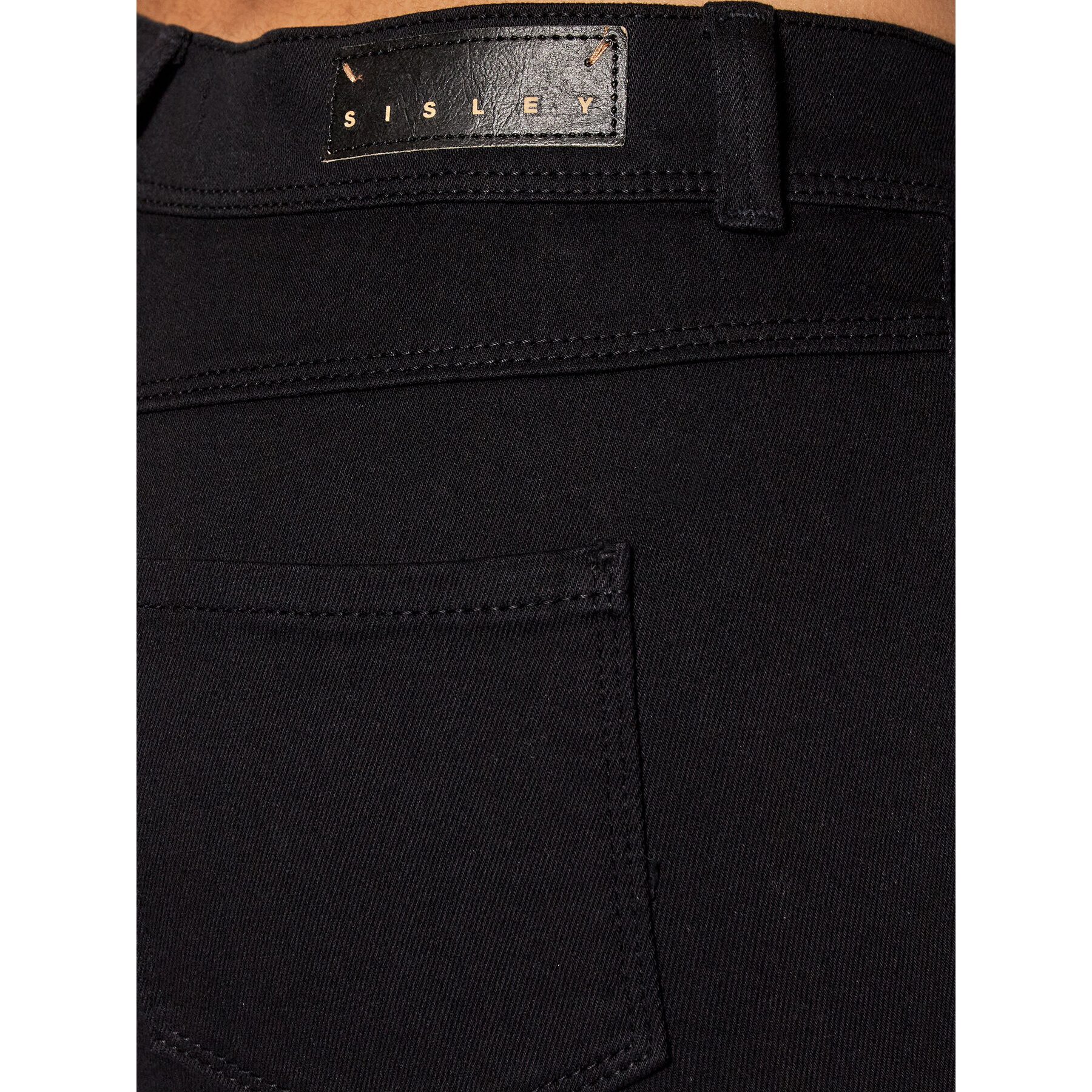 Sisley Blugi 4ATL57607 Negru Super Skinny Fit - Pled.ro