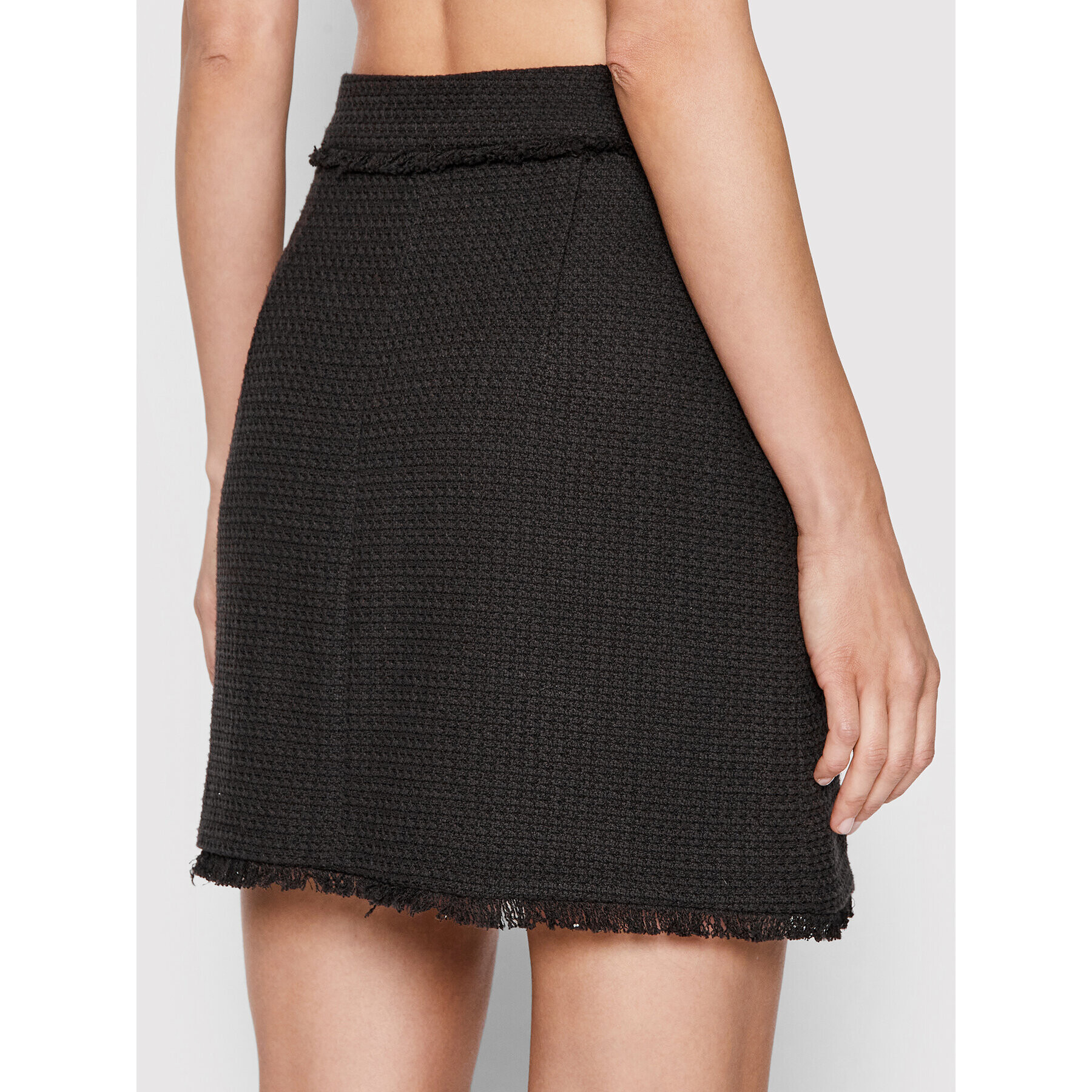 Sisley Fustă mini 49OSL0005 Negru Regular Fit - Pled.ro