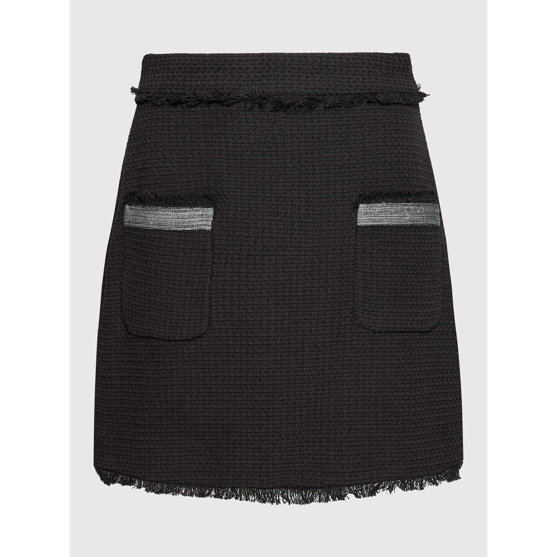 Sisley Fustă mini 49OSL0005 Negru Regular Fit - Pled.ro