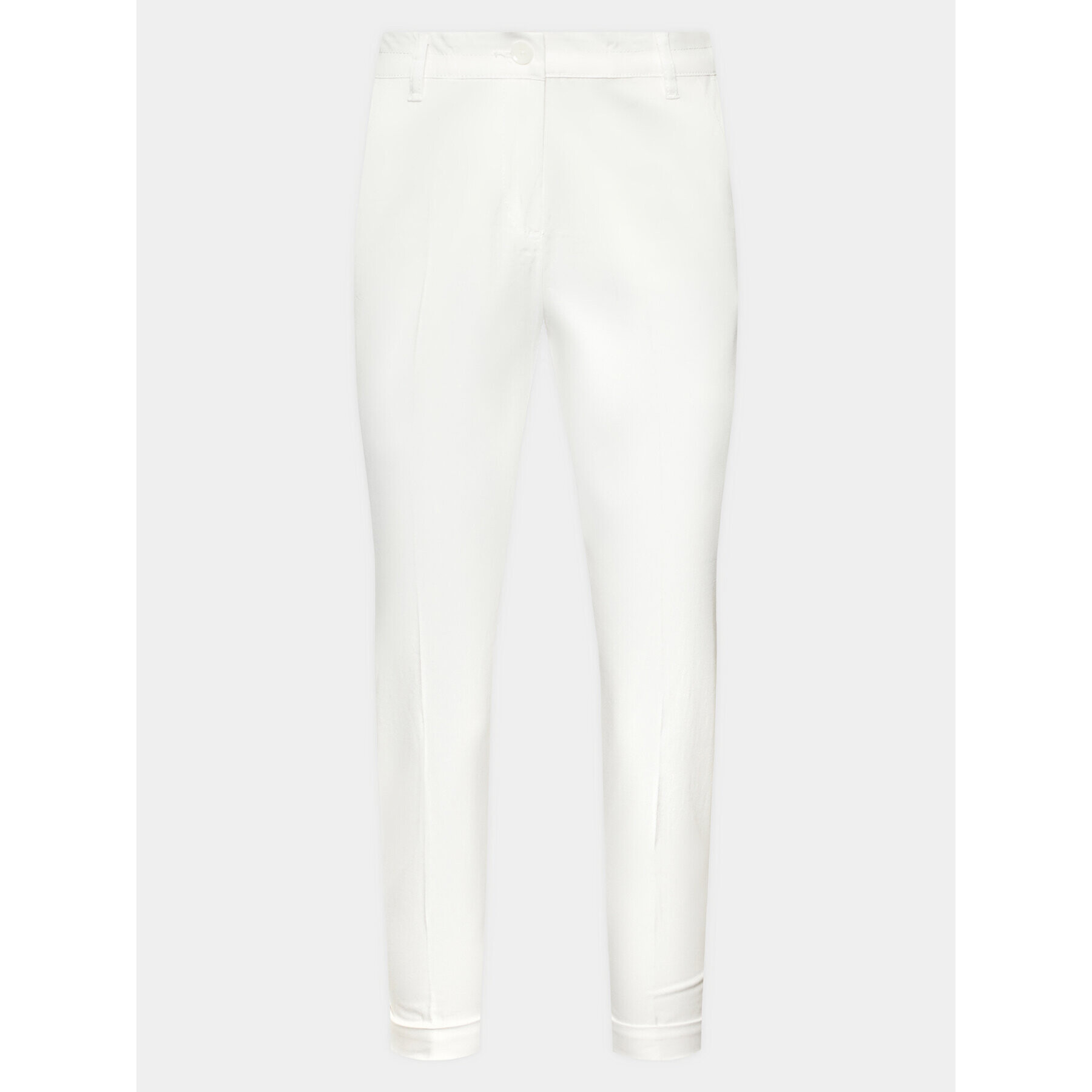 Sisley Pantaloni chino 4ED4LF00R Alb Slim Fit - Pled.ro