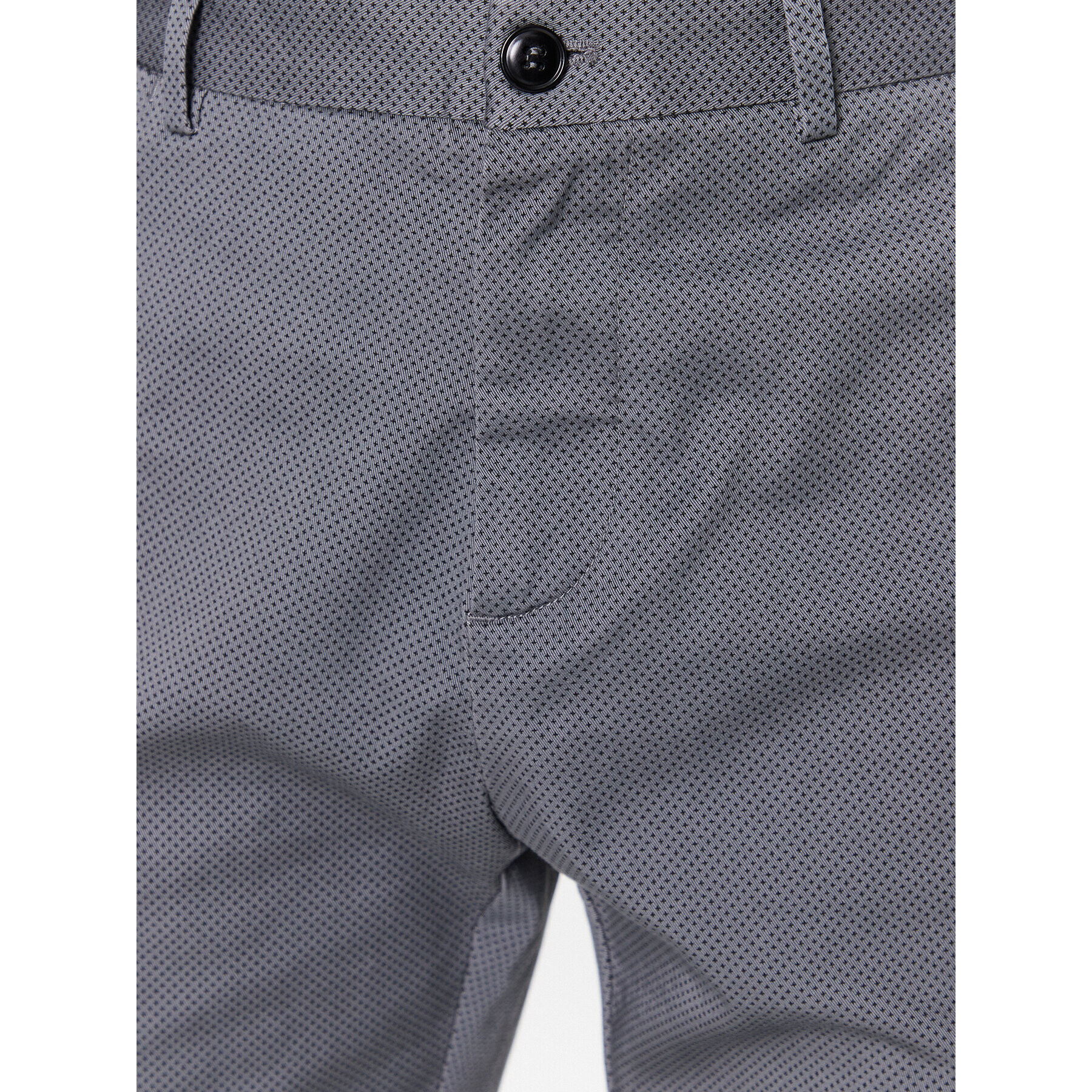 Sisley Pantaloni chino 4JLESF023 Gri Slim Fit - Pled.ro