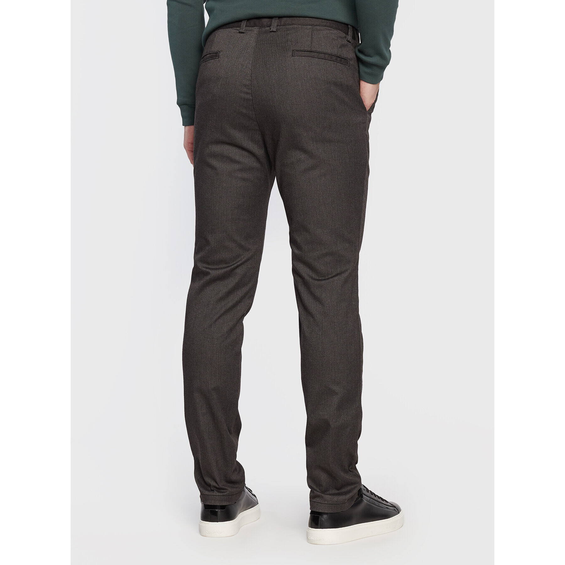 Sisley Pantaloni din material 4A8YSF01N Gri Slim Fit - Pled.ro