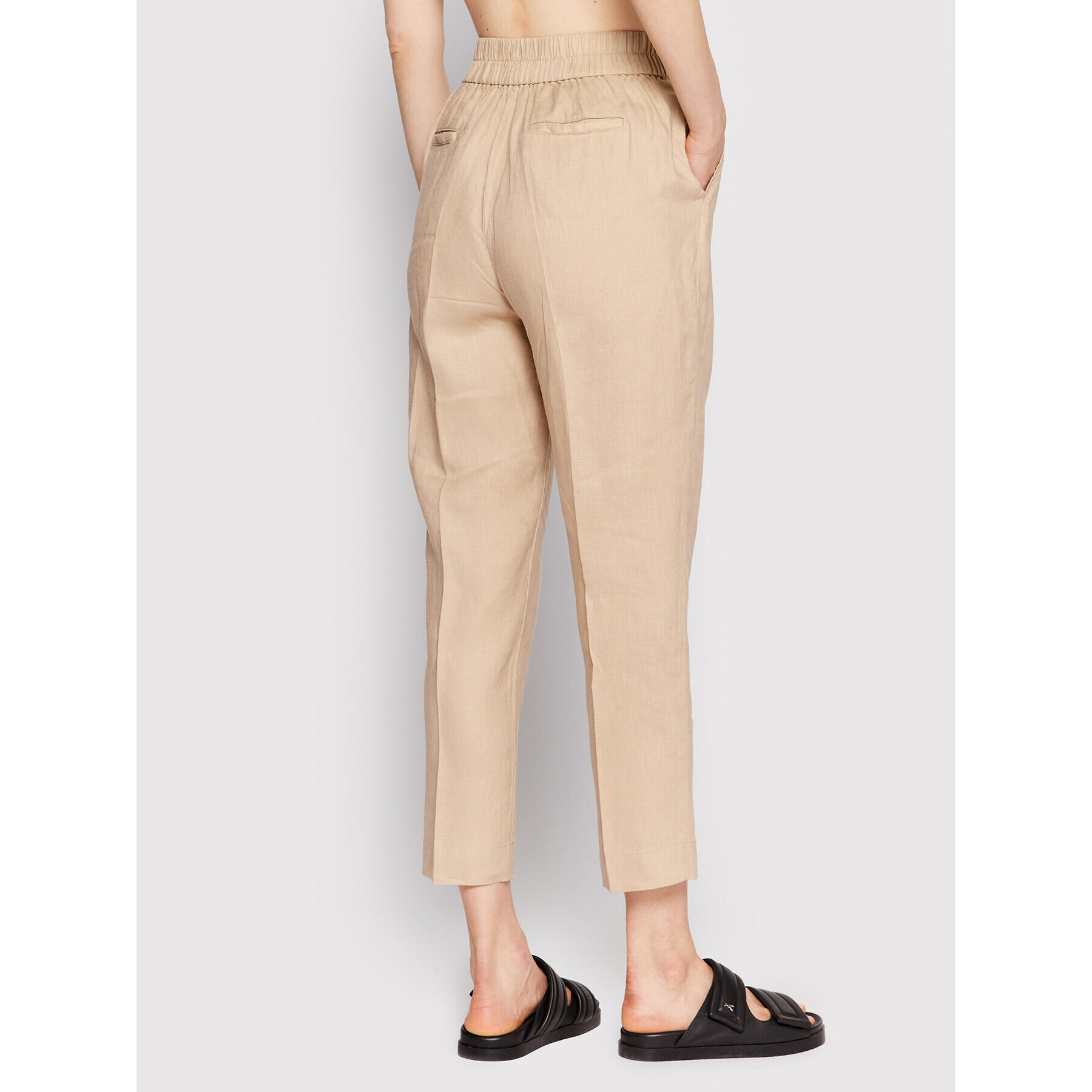 Sisley Pantaloni din material 4AGHLF00S Bej Regular Fit - Pled.ro